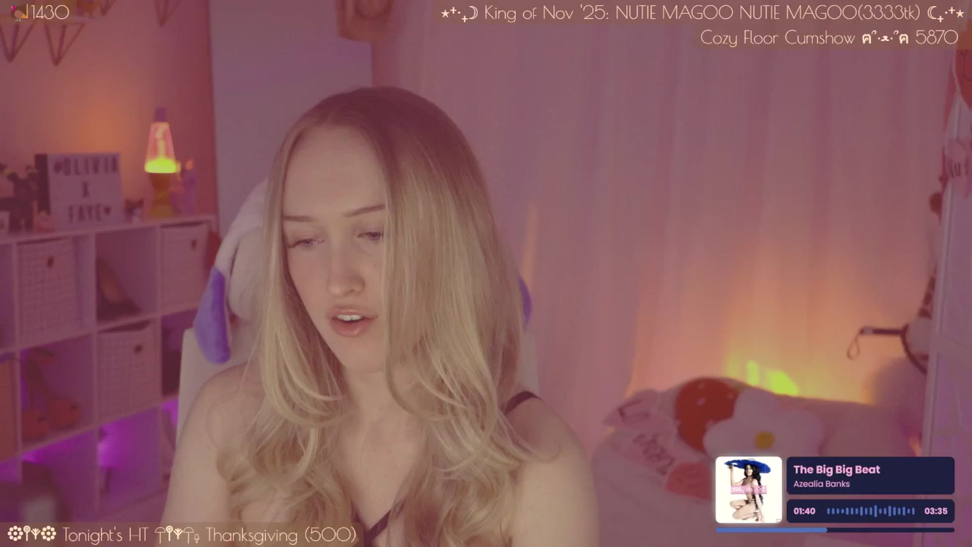 Gallery image thumbnail from OliviaxFaye's myfreecams stream on, 11/20/2025, 05:48 image 5 of 20