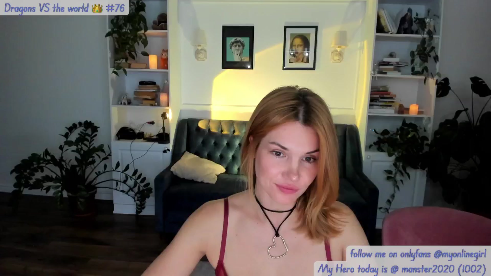 Gallery image thumbnail from OnlineGirl_'s myfreecams stream on, 09/20/2024, 21:05 image 4 of 20