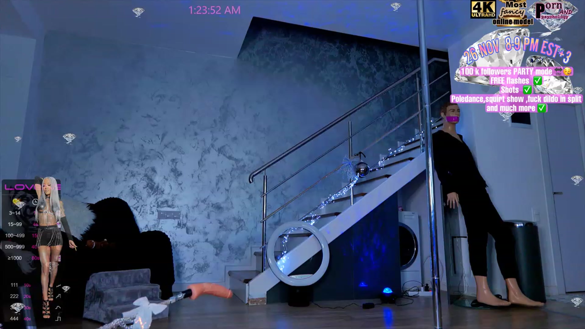 Gallery image thumbnail from PORNANDPSYCHO's myfreecams stream on, 11/25/2022, 23:28 image 18 of 20