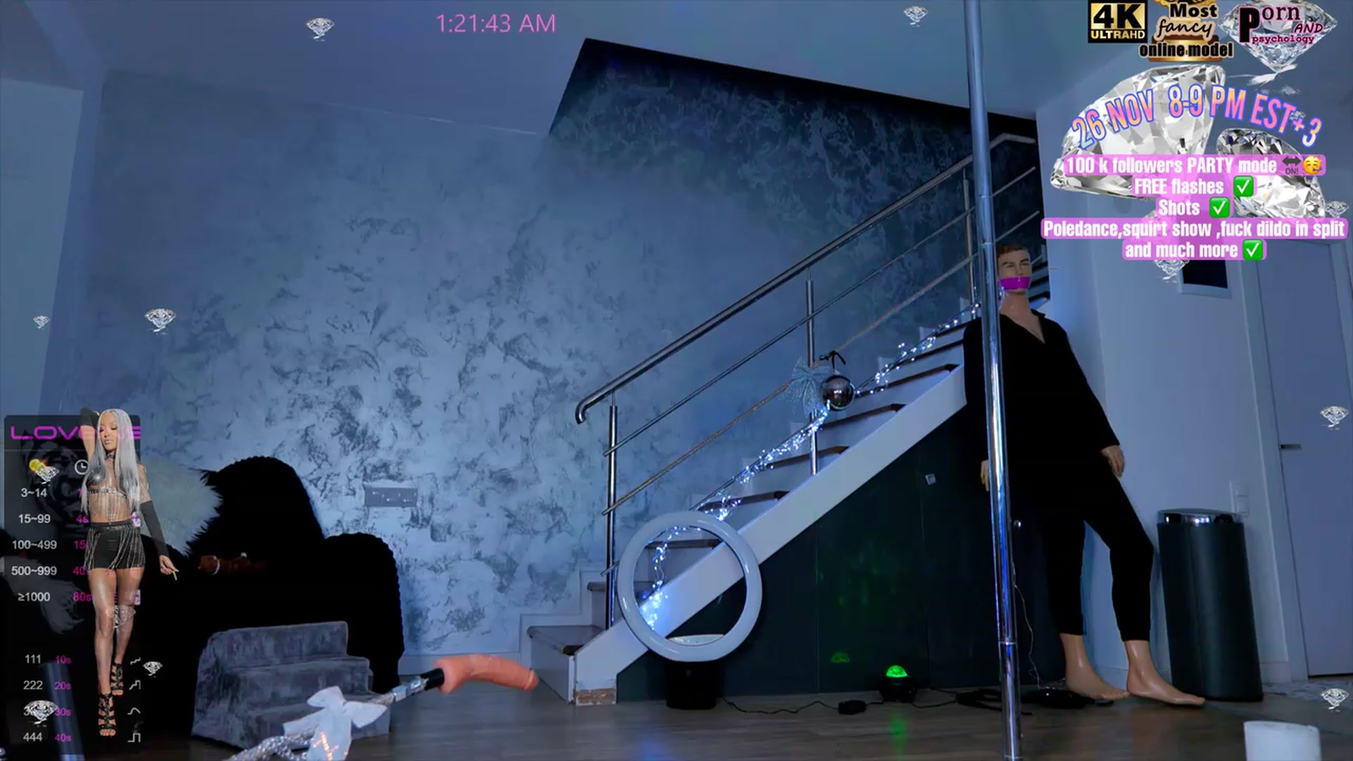 Gallery image thumbnail from PORNANDPSYCHO's myfreecams stream on, 11/25/2022, 23:28 image 16 of 20