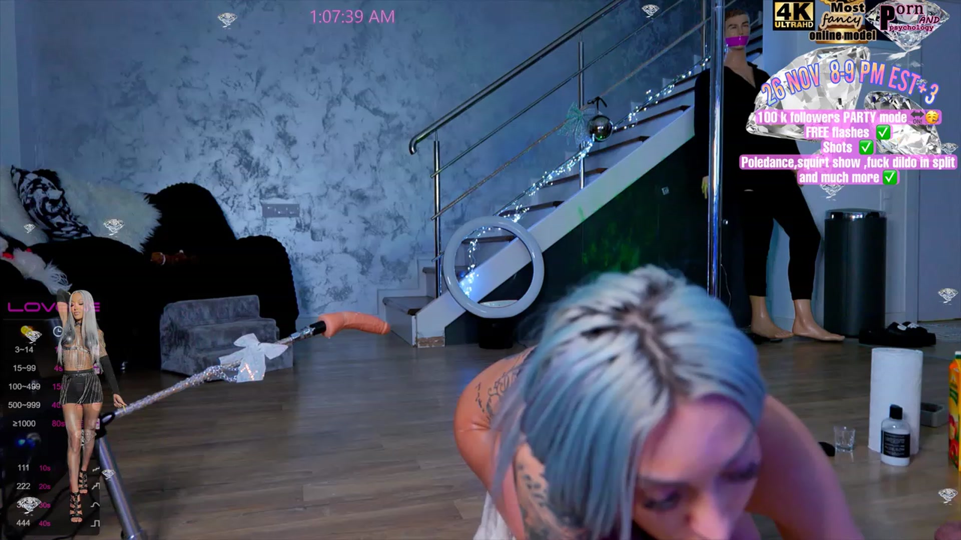 Gallery image thumbnail from PORNANDPSYCHO's myfreecams stream on, 11/25/2022, 23:28 image 3 of 20