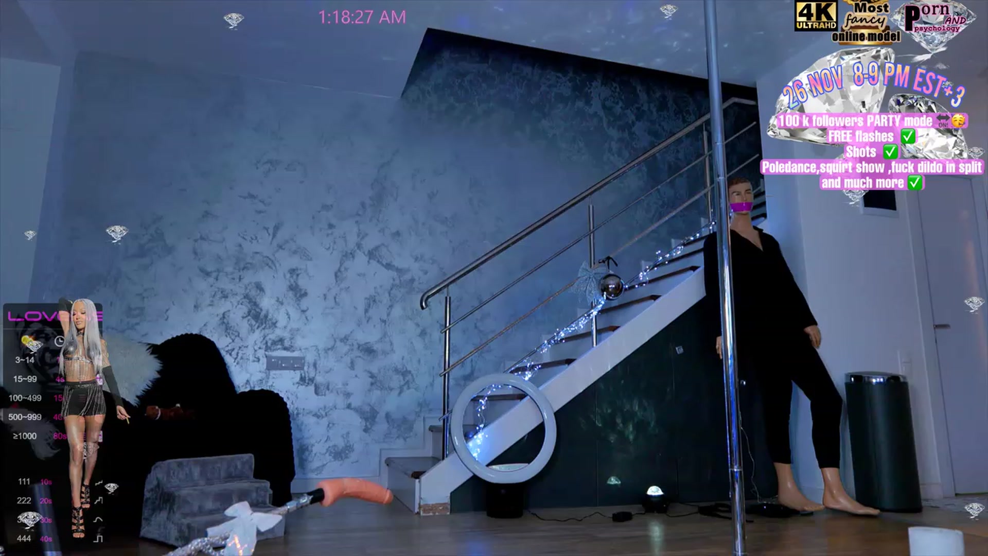 Gallery image thumbnail from PORNANDPSYCHO's myfreecams stream on, 11/25/2022, 23:28 image 13 of 20