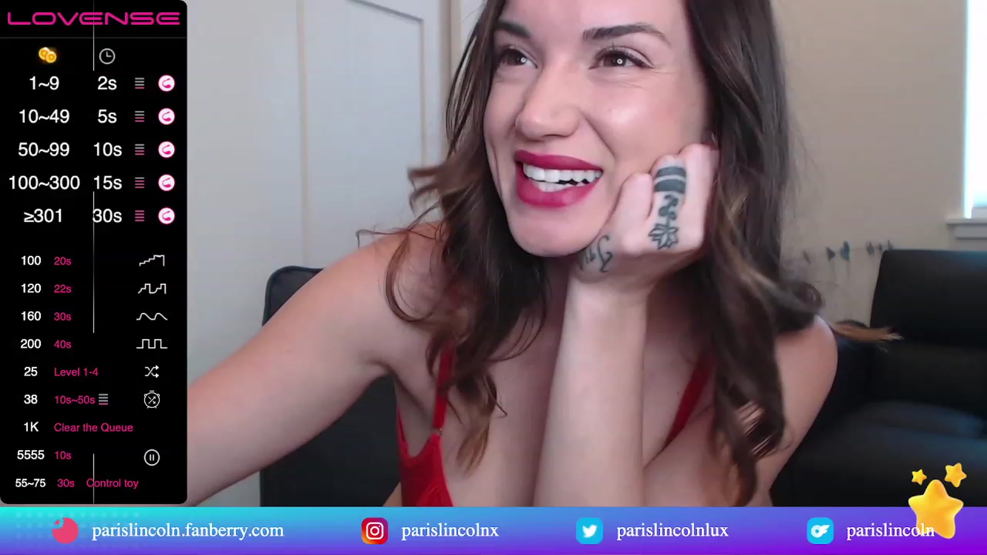 Gallery image thumbnail from ParisLincolnx's myfreecams stream on, 06/14/2023, 17:01 image 20 of 20