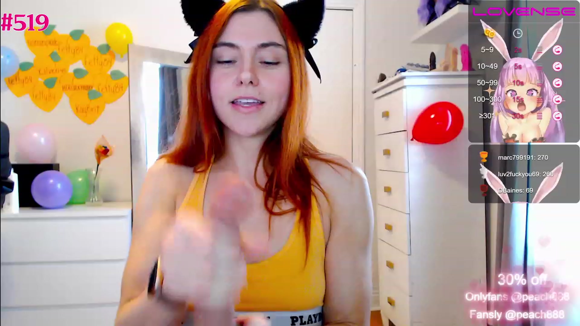Gallery image thumbnail from Peach888's myfreecams stream on, 11/24/2022, 19:29 image 15 of 20