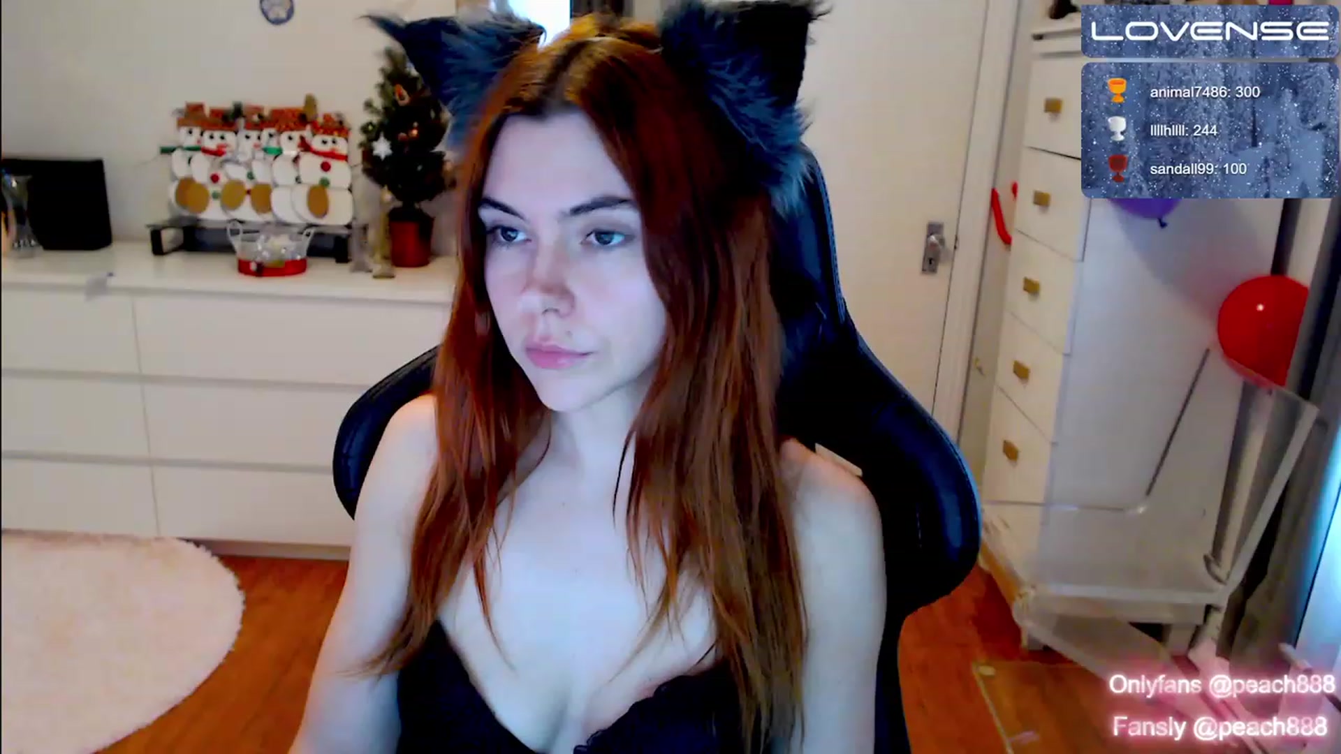 Gallery image thumbnail from Peach888's myfreecams stream on, 12/02/2022, 19:19 image 1 of 20