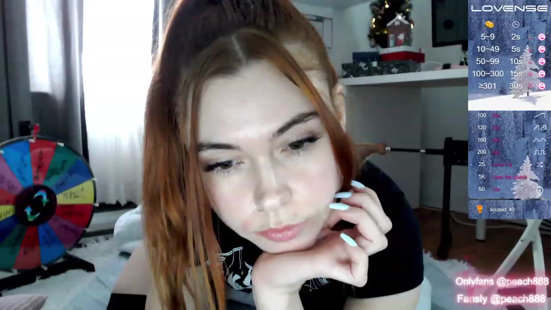 Gallery image thumbnail from Peach888's myfreecams stream on, 12/21/2022, 17:27 image 7 of 20