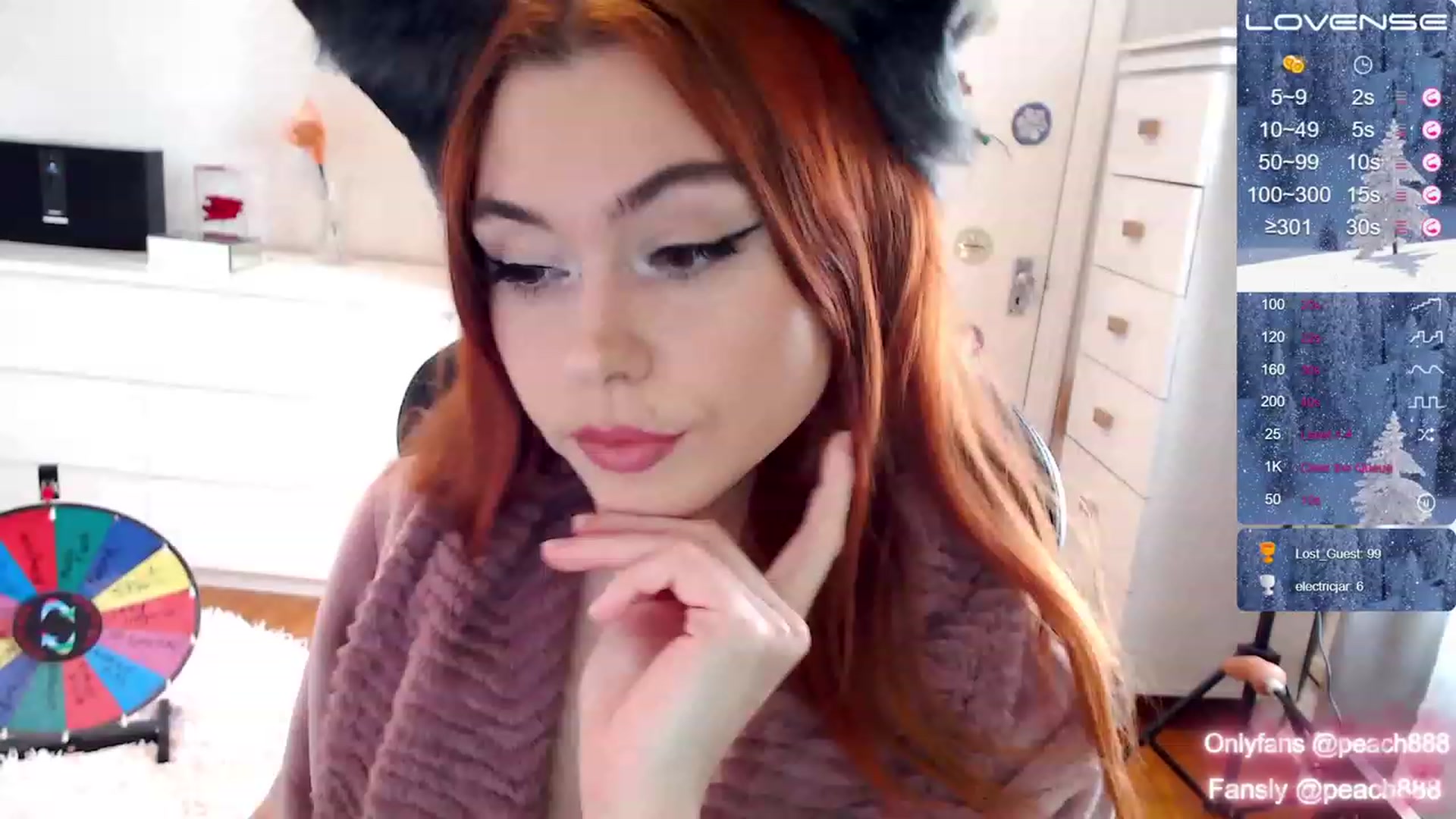 Gallery image thumbnail from Peach888's myfreecams stream on, 12/27/2022, 17:28 image 9 of 20