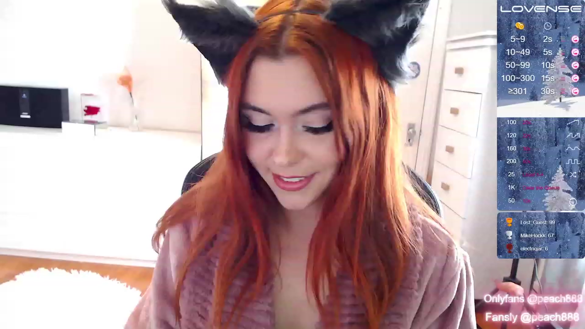 Gallery image thumbnail from Peach888's myfreecams stream on, 12/27/2022, 17:28 image 10 of 20