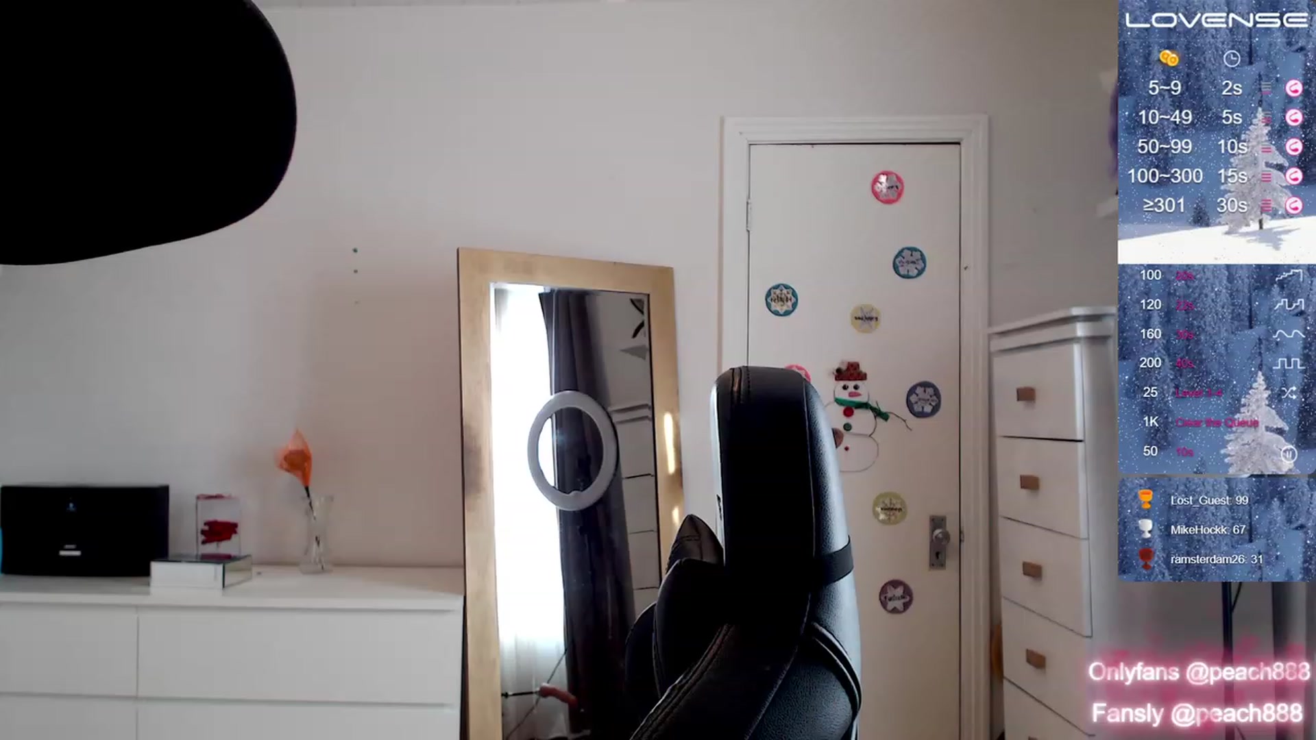 Gallery image thumbnail from Peach888's myfreecams stream on, 12/27/2022, 18:20 image 2 of 20