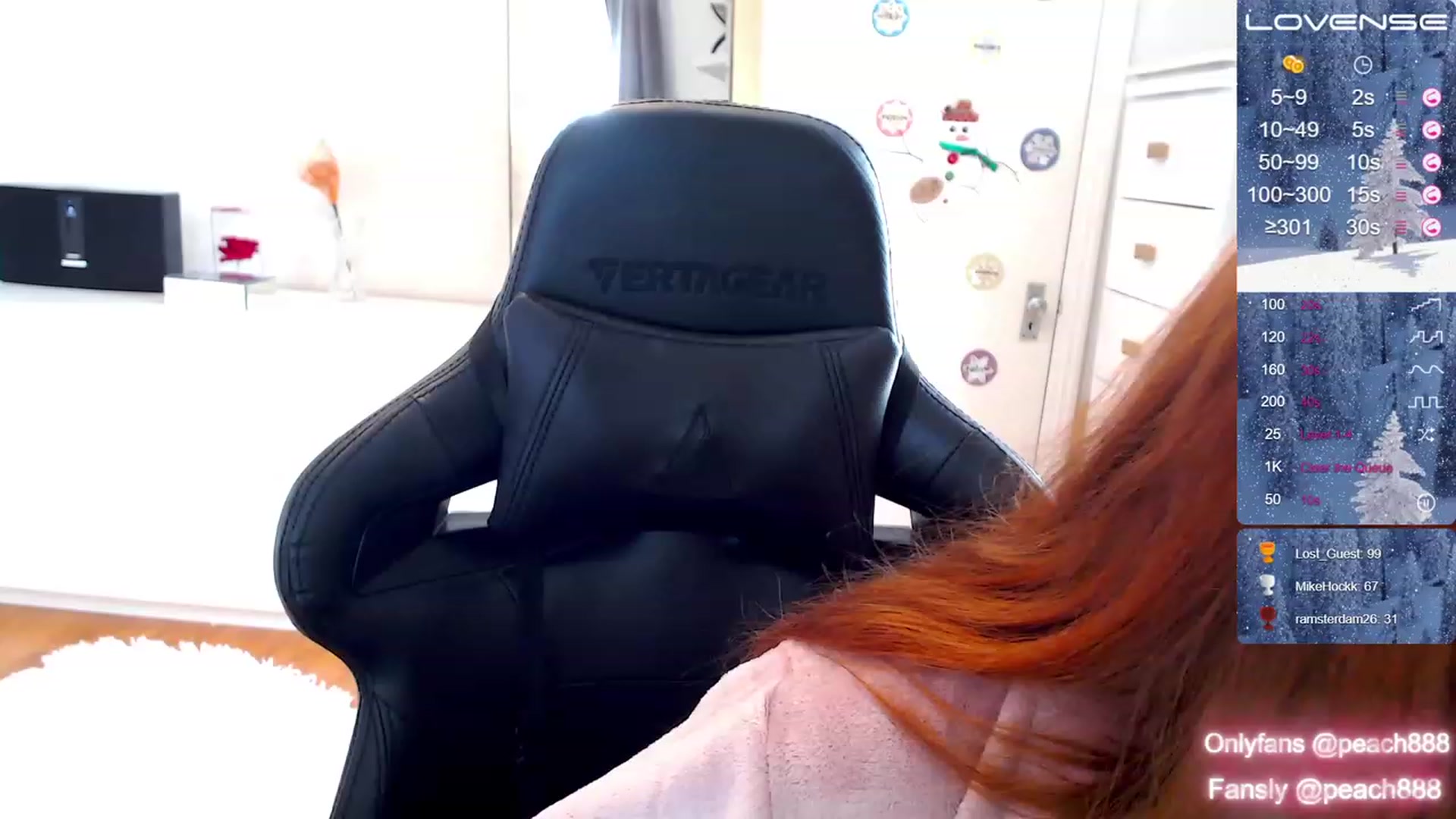 Gallery image thumbnail from Peach888's myfreecams stream on, 12/27/2022, 18:20 image 1 of 20