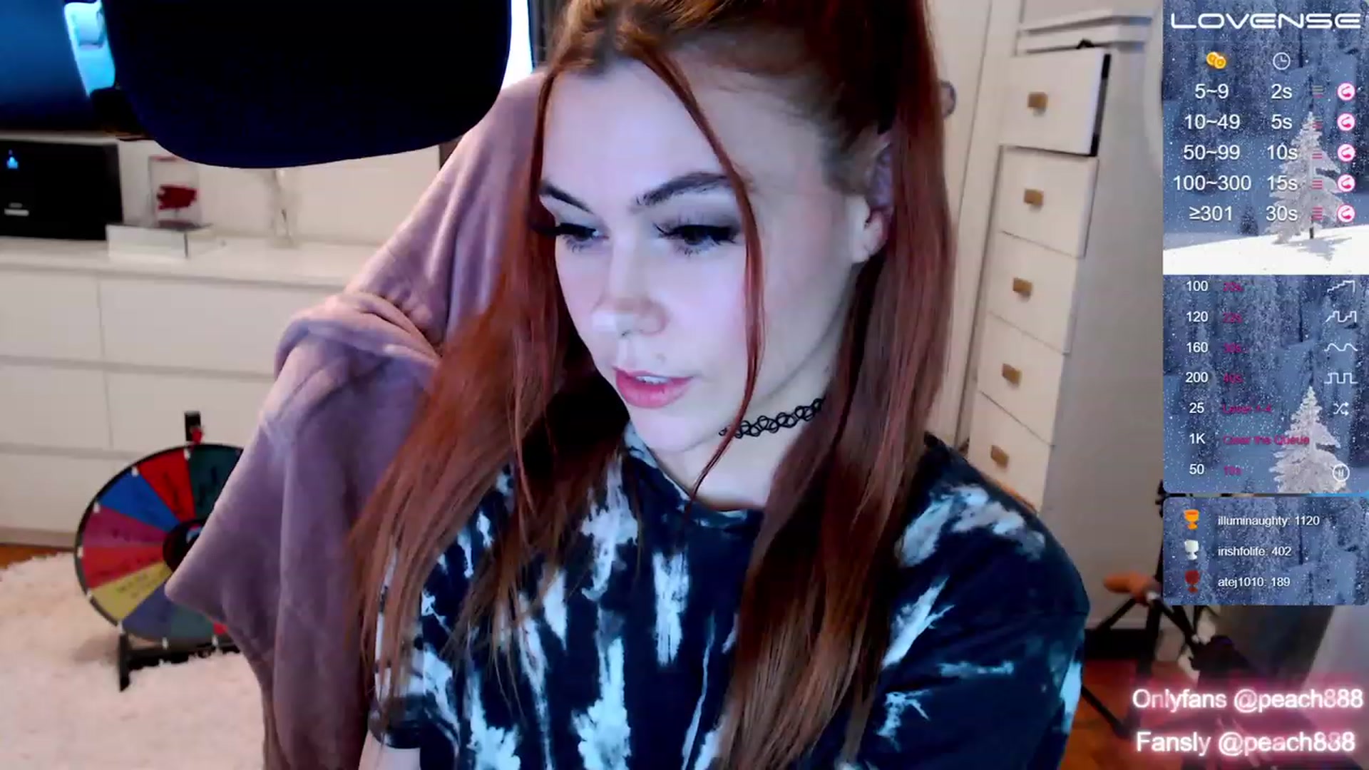 Gallery image thumbnail from Peach888's myfreecams stream on, 12/29/2022, 20:31 image 18 of 20
