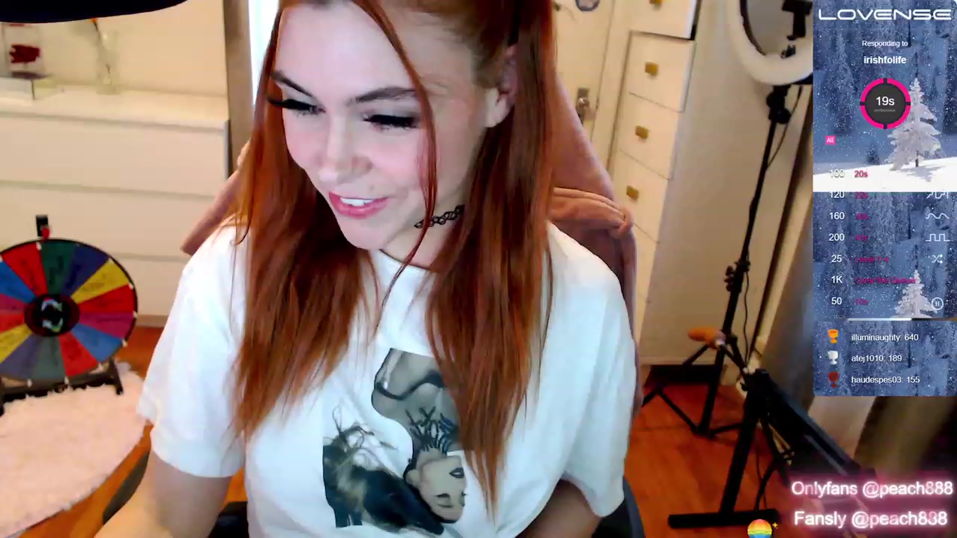 Gallery image thumbnail from Peach888's myfreecams stream on, 12/29/2022, 20:31 image 1 of 20
