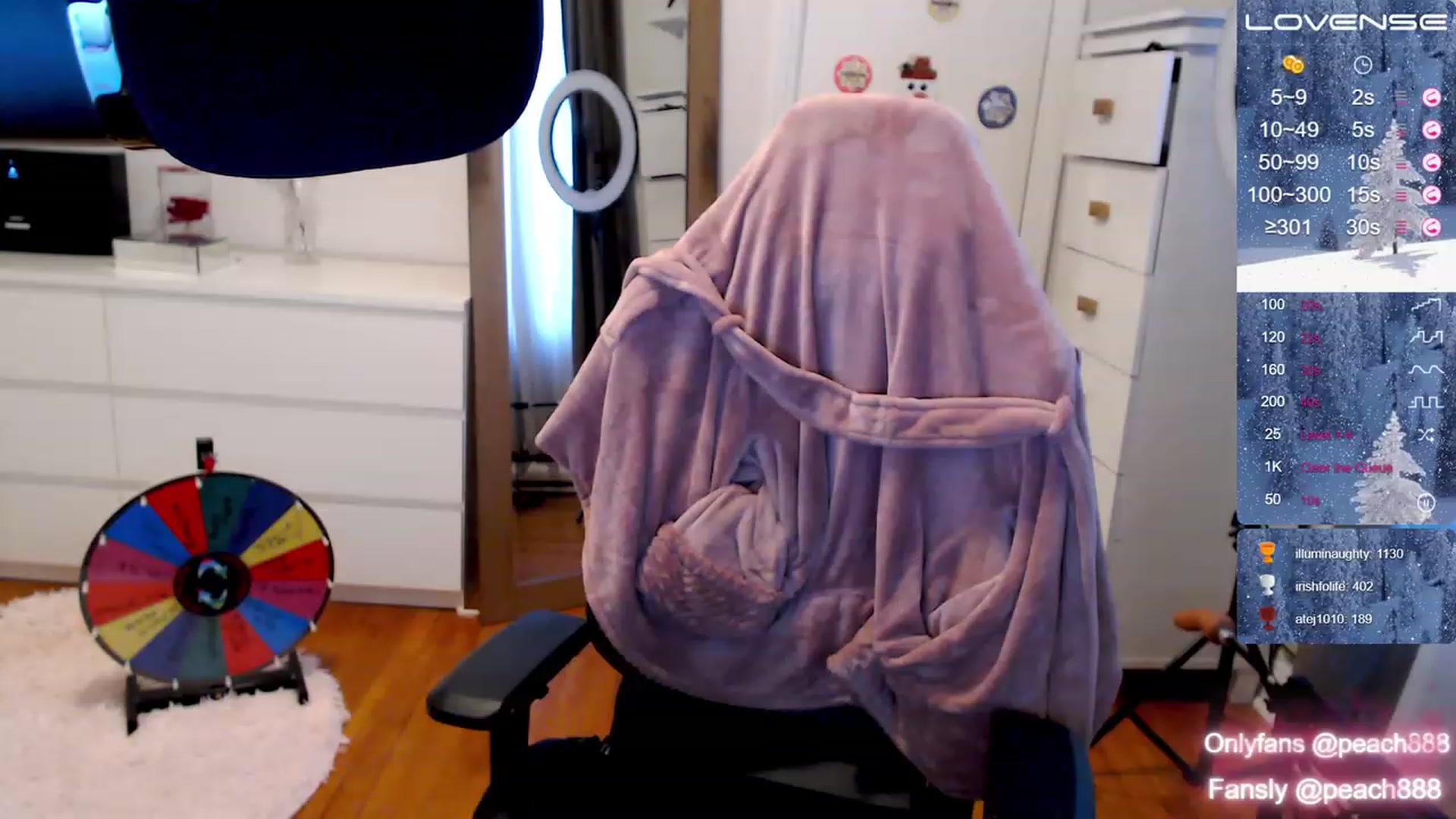 Gallery image thumbnail from Peach888's myfreecams stream on, 12/29/2022, 20:31 image 19 of 20