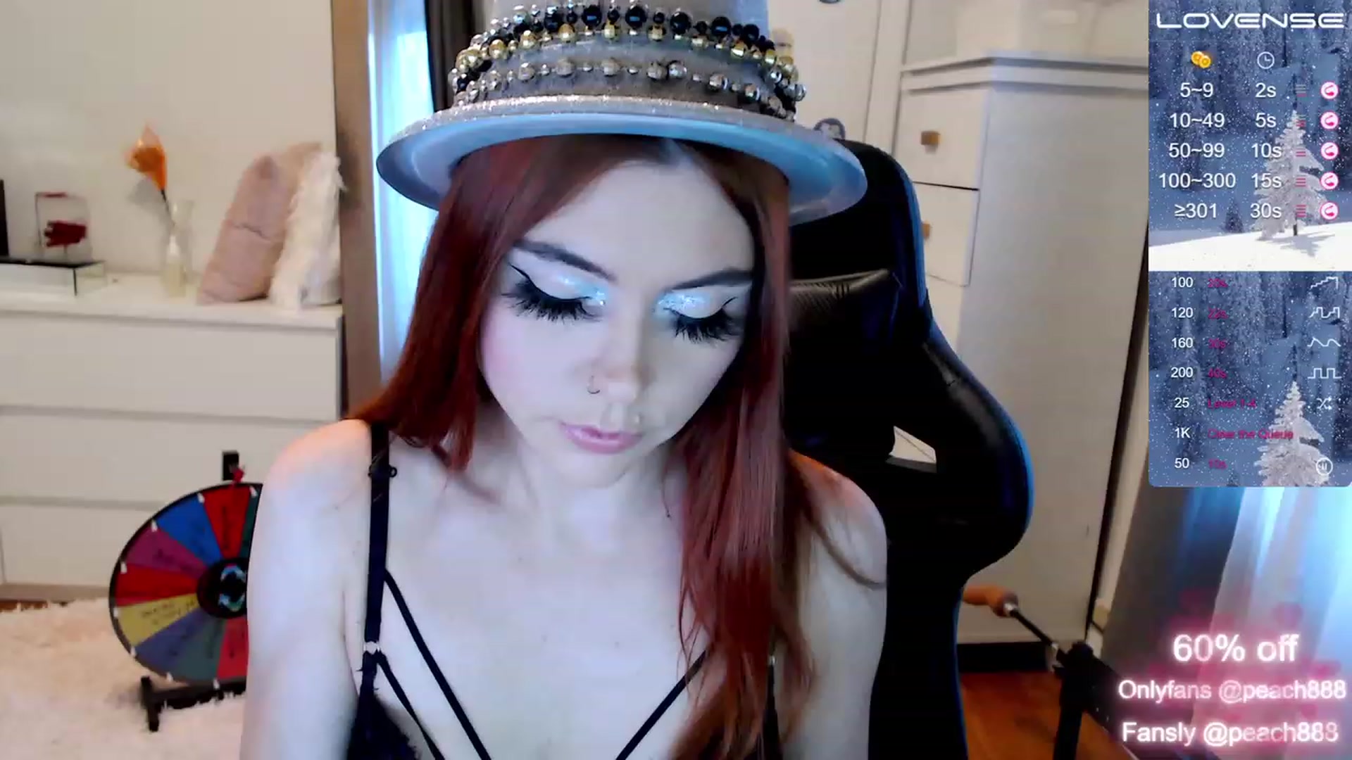 Gallery image thumbnail from Peach888's myfreecams stream on, 12/31/2022, 20:43 image 2 of 20