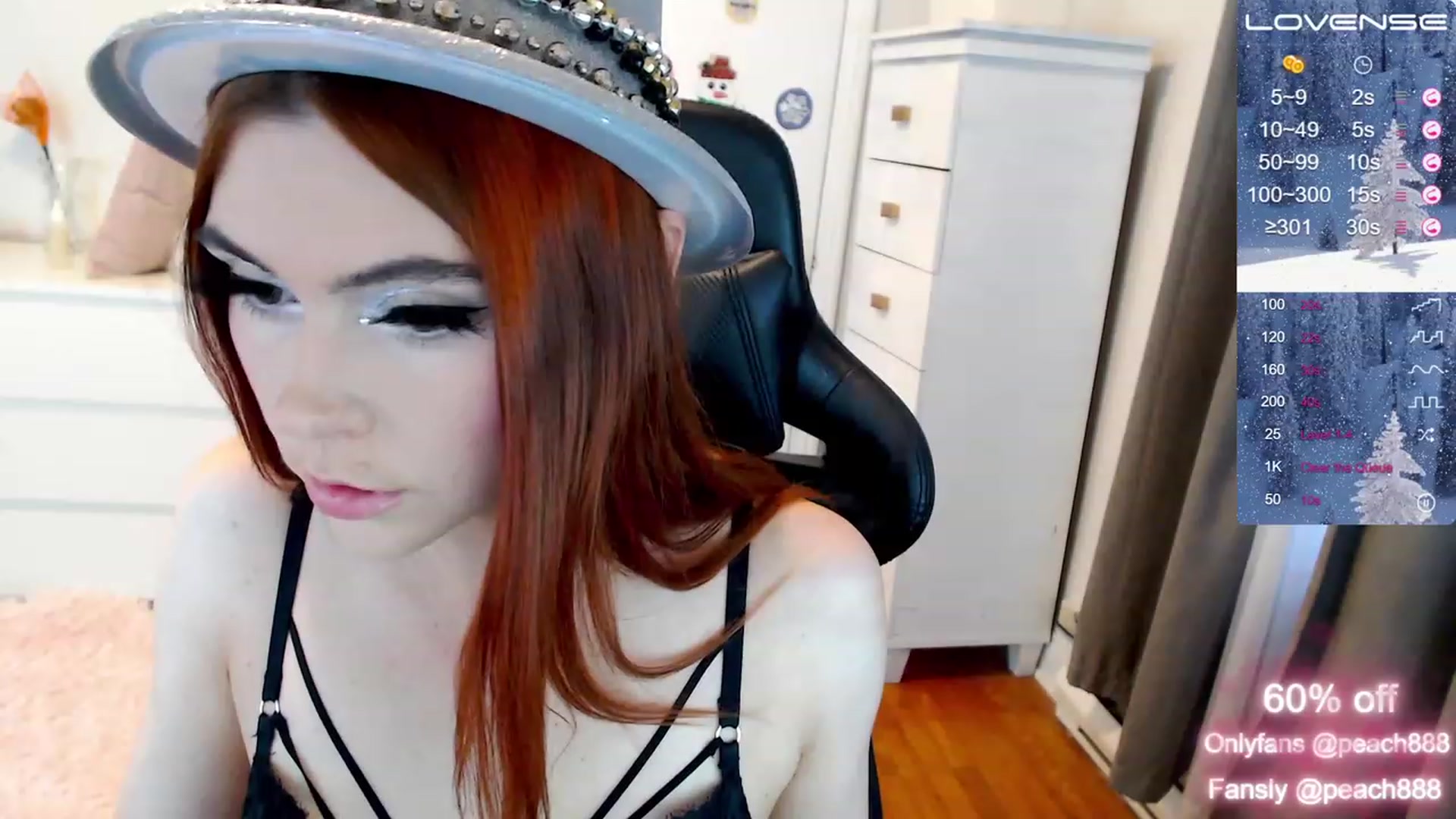 Gallery image thumbnail from Peach888's myfreecams stream on, 12/31/2022, 20:43 image 20 of 20