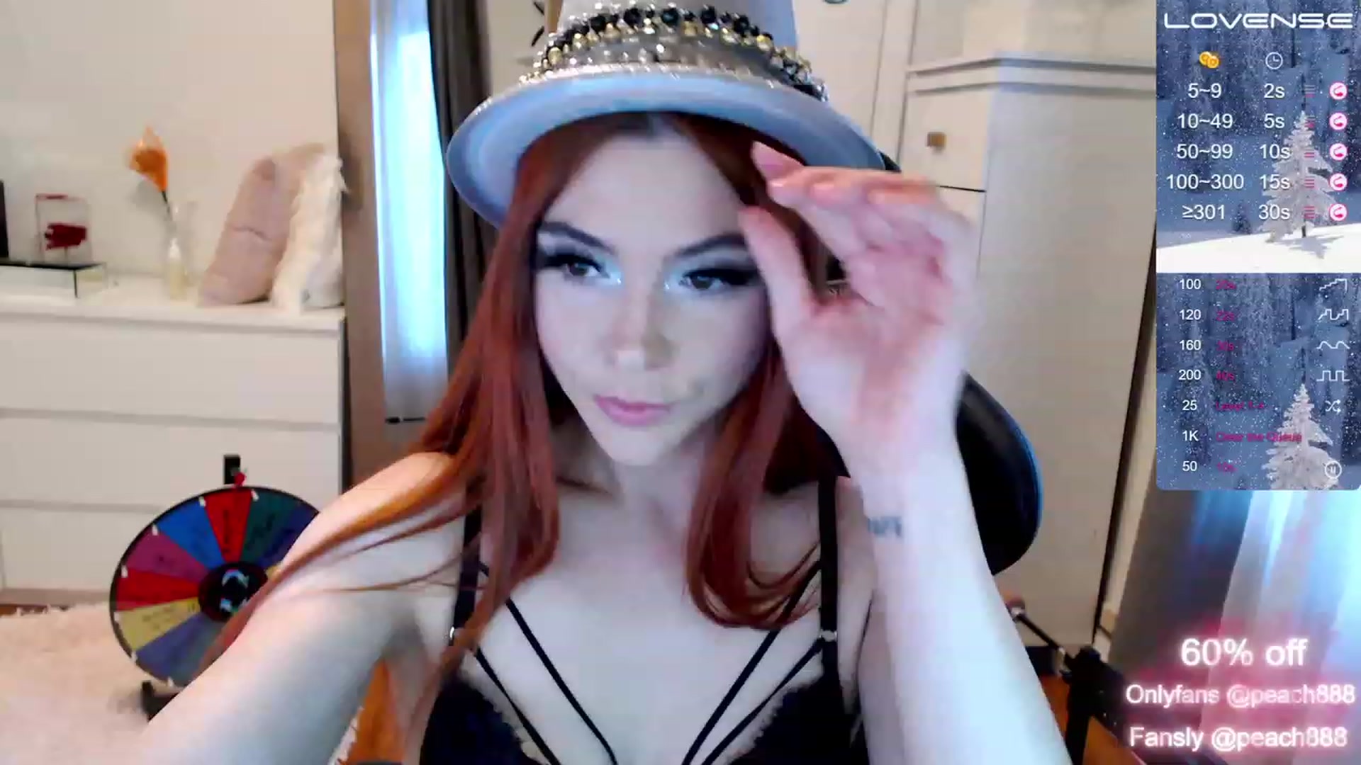 Gallery image thumbnail from Peach888's myfreecams stream on, 12/31/2022, 20:43 image 10 of 20