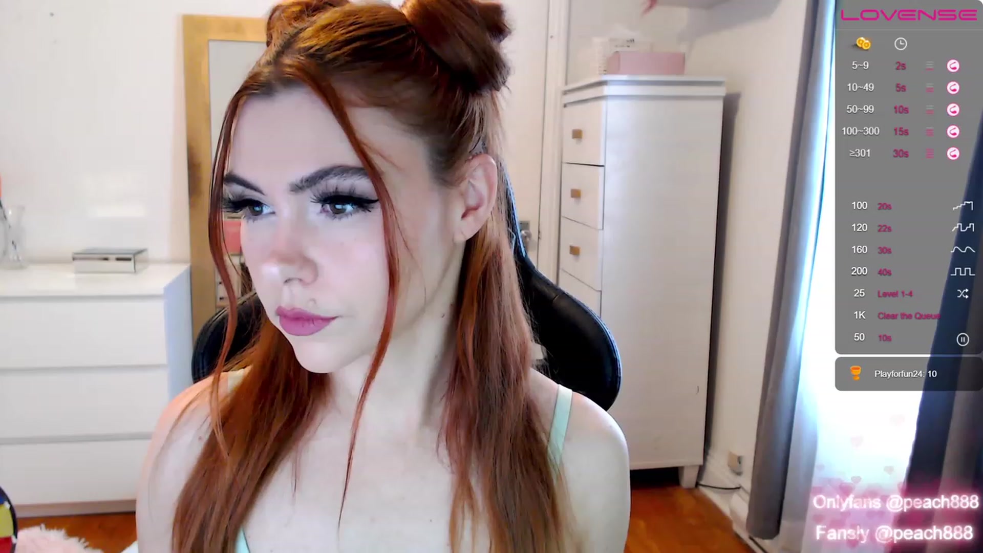 Gallery image thumbnail from Peach888's myfreecams stream on, 01/08/2023, 15:46 image 6 of 20