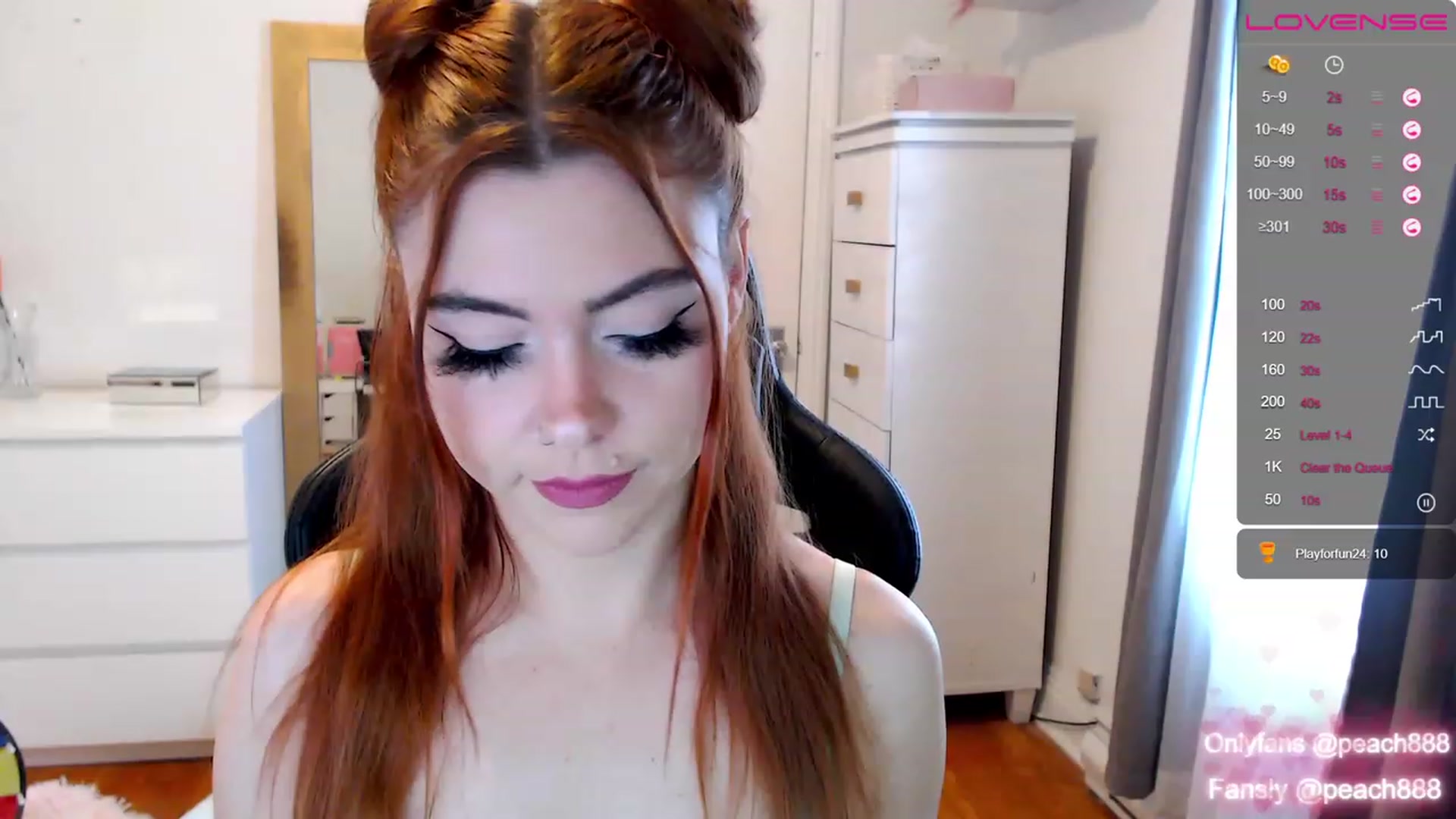 Gallery image thumbnail from Peach888's myfreecams stream on, 01/08/2023, 15:46 image 12 of 20