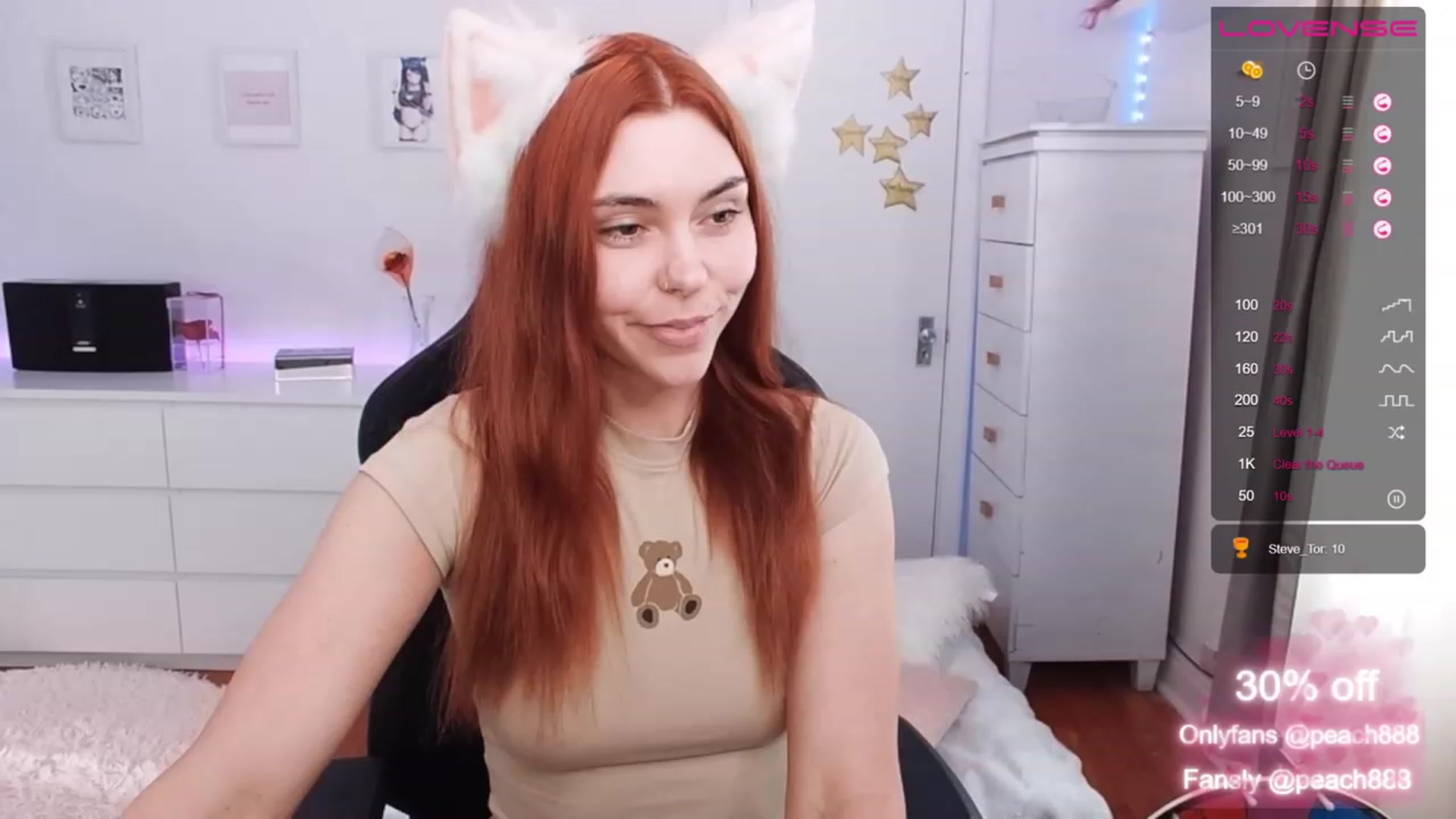 Gallery image thumbnail from Peach888's myfreecams stream on, 01/25/2023, 15:27 image 18 of 20