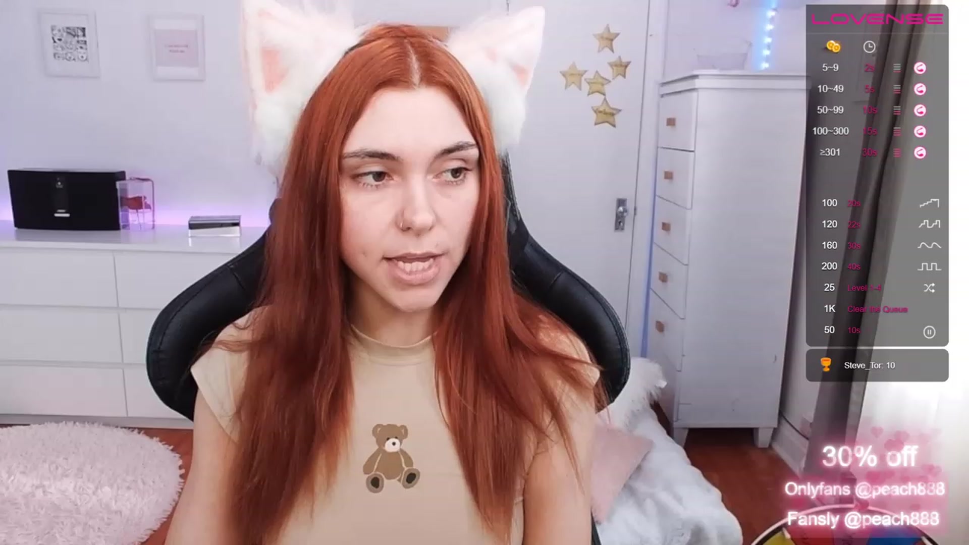 Gallery image thumbnail from Peach888's myfreecams stream on, 01/25/2023, 15:27 image 19 of 20