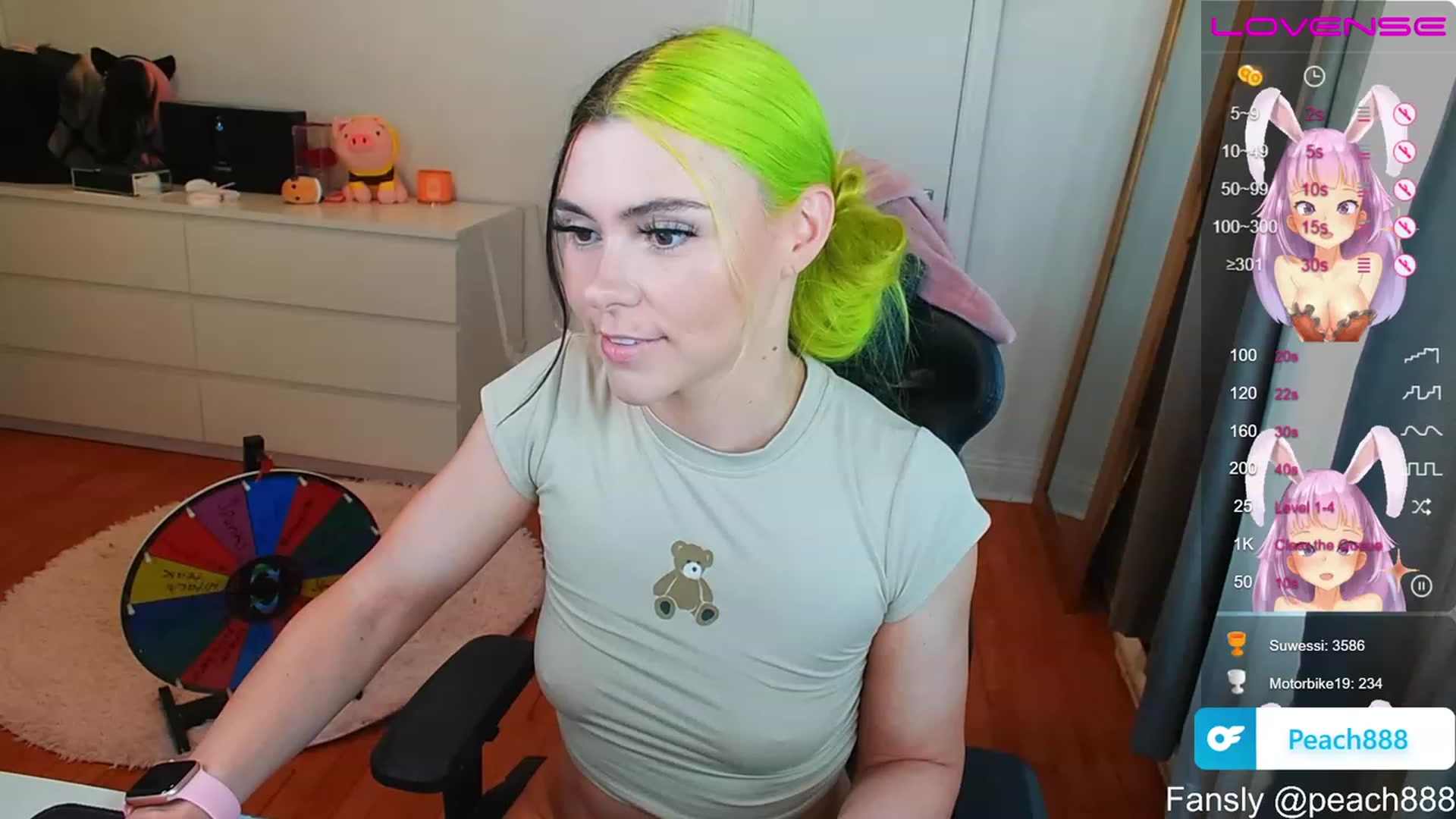 Gallery image thumbnail from Peach888's myfreecams stream on, 06/14/2023, 18:59 image 7 of 20