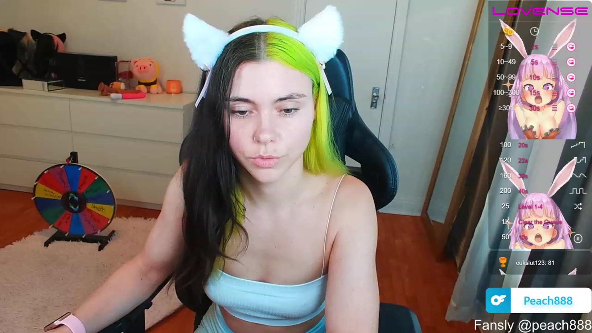 Gallery image thumbnail from Peach888's myfreecams stream on, 06/15/2023, 15:57 image 6 of 20