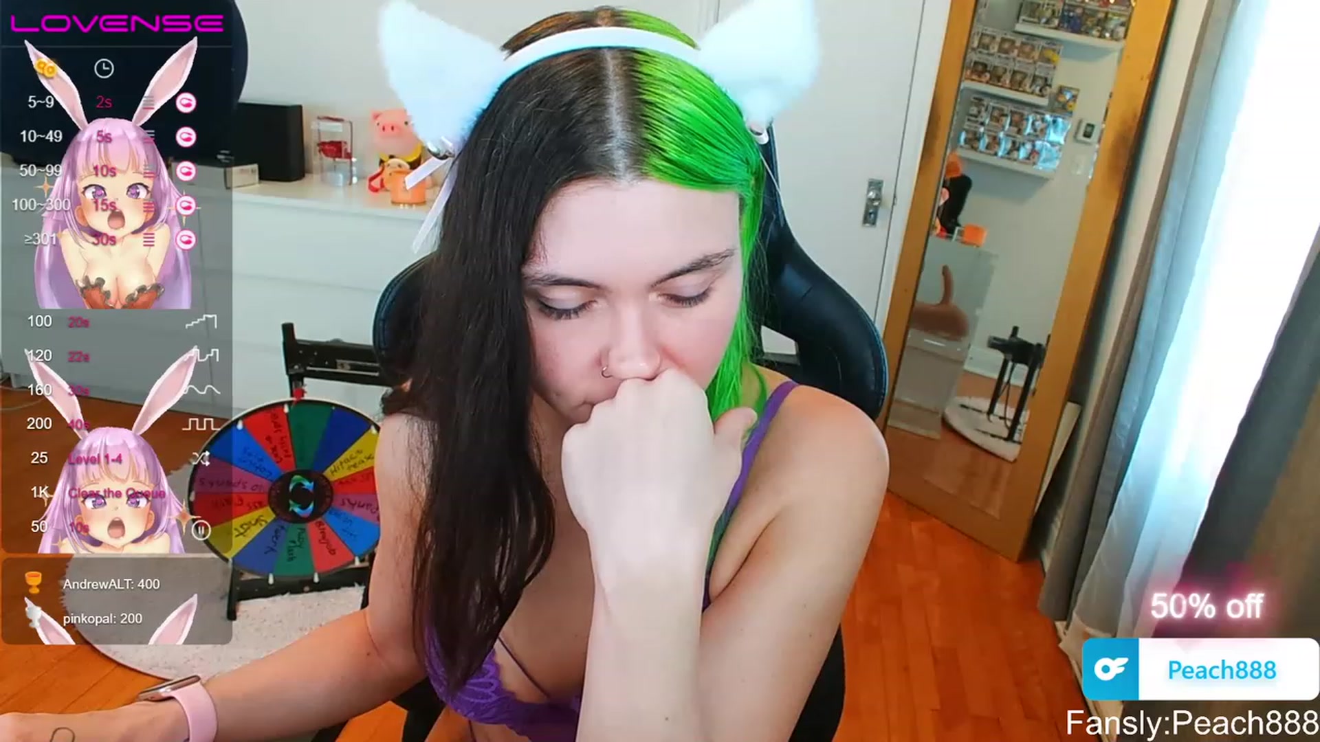 Gallery image thumbnail from Peach888's myfreecams stream on, 06/28/2023, 19:57 image 19 of 20