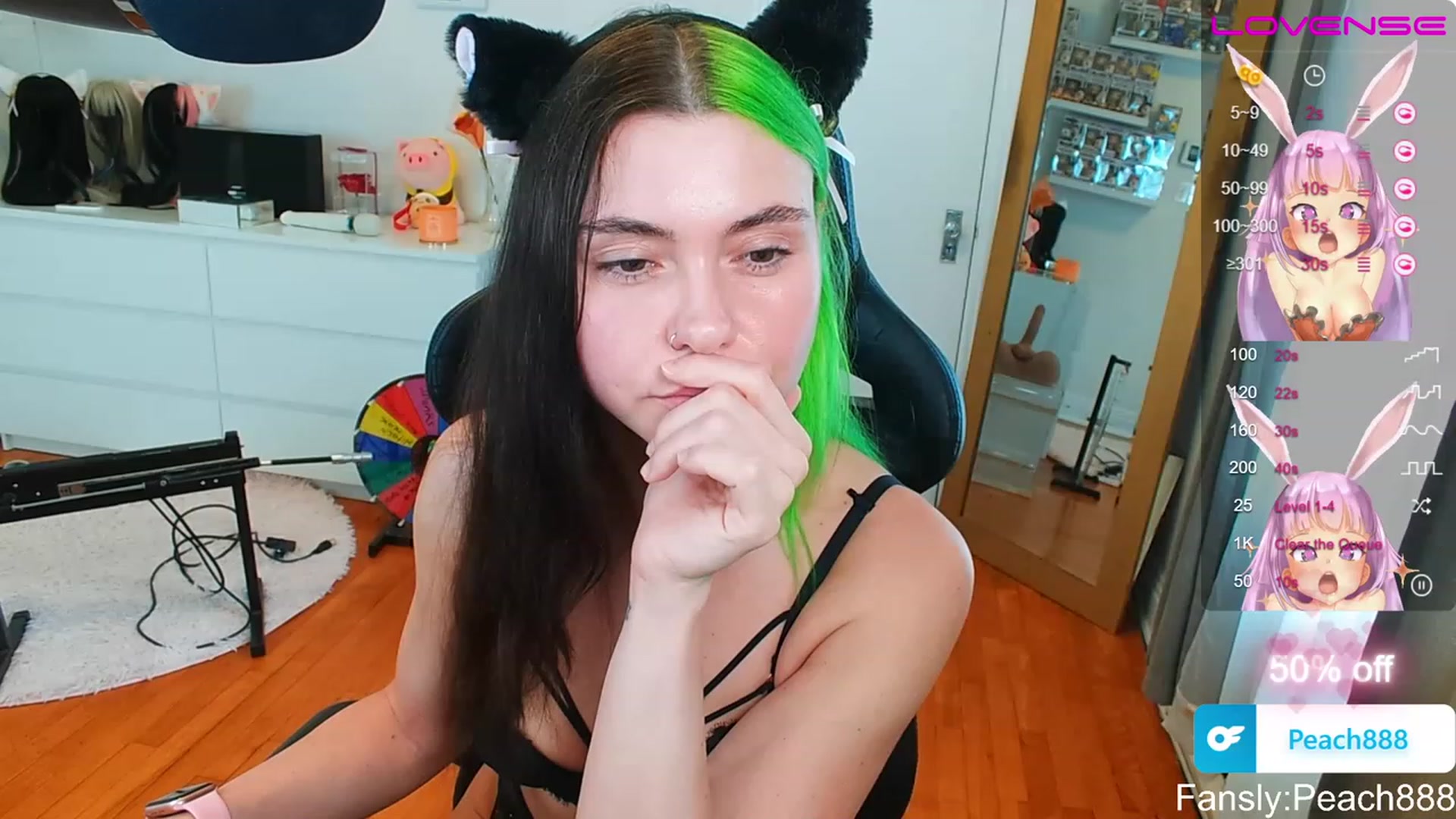 Gallery image thumbnail from Peach888's myfreecams stream on, 06/29/2023, 15:46 image 1 of 20