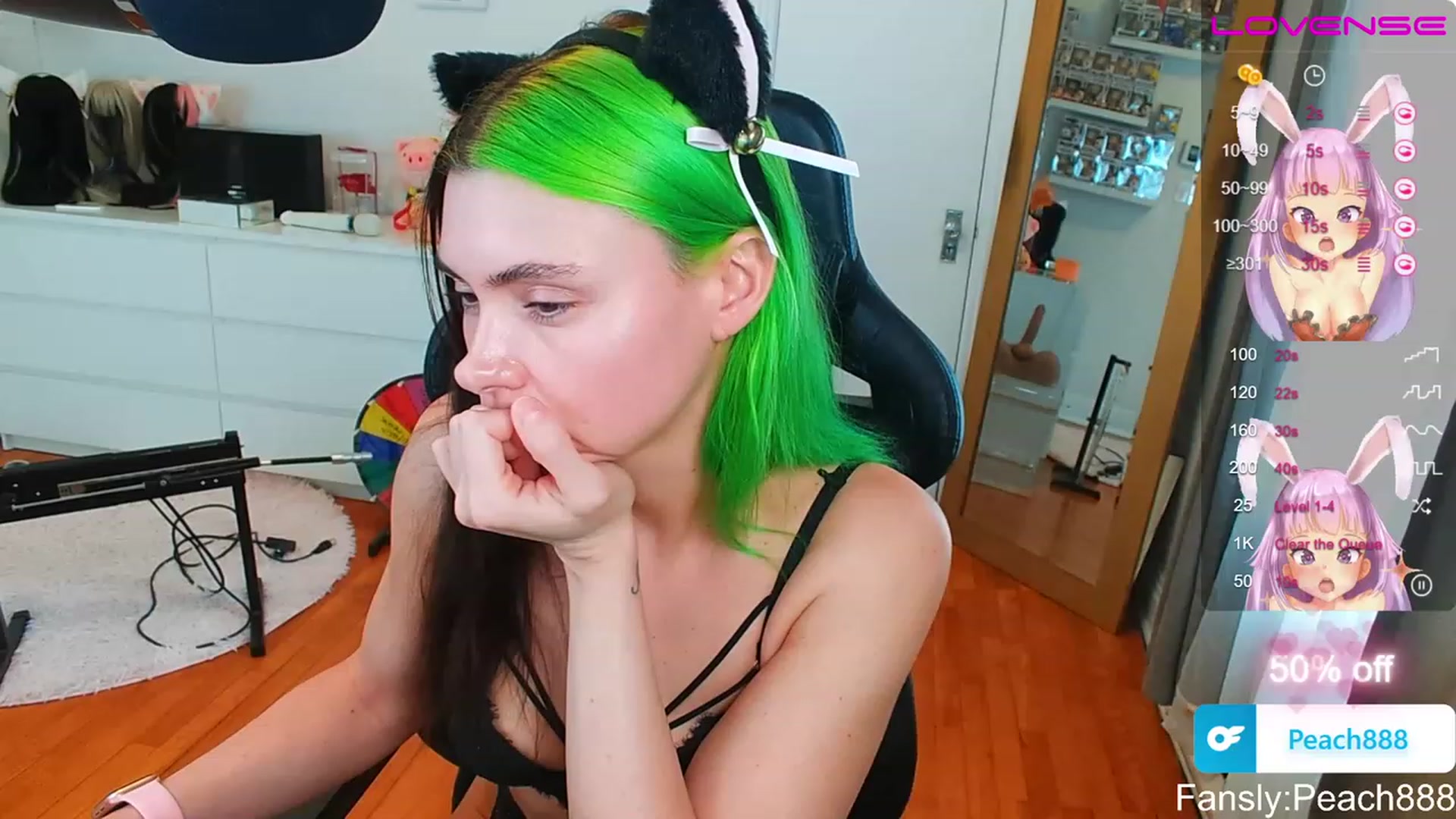 Gallery image thumbnail from Peach888's myfreecams stream on, 06/29/2023, 15:46 image 4 of 20