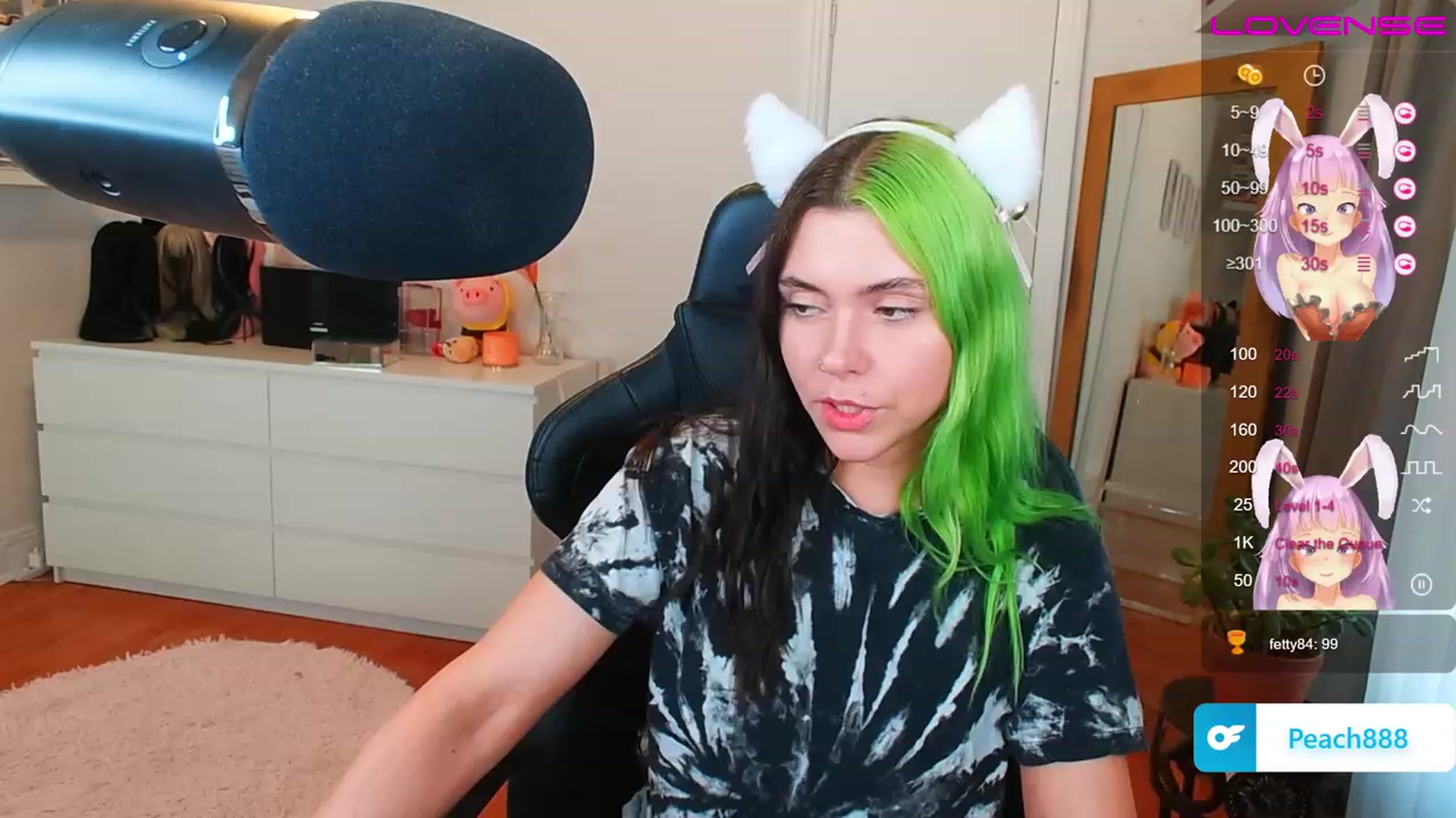 Gallery image thumbnail from Peach888's myfreecams stream on, 07/05/2023, 18:44 image 16 of 20