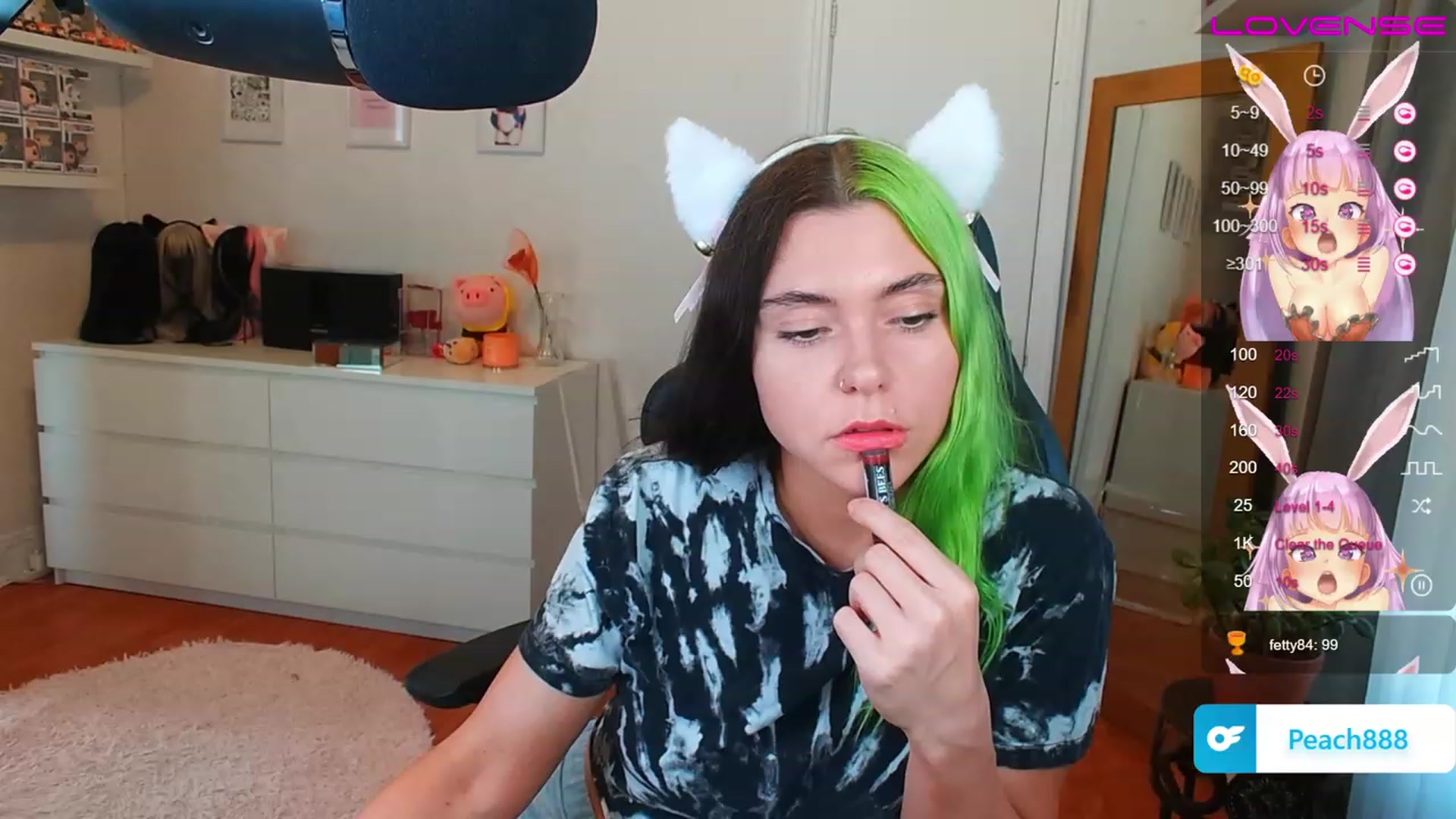 Gallery image thumbnail from Peach888's myfreecams stream on, 07/05/2023, 18:44 image 18 of 20