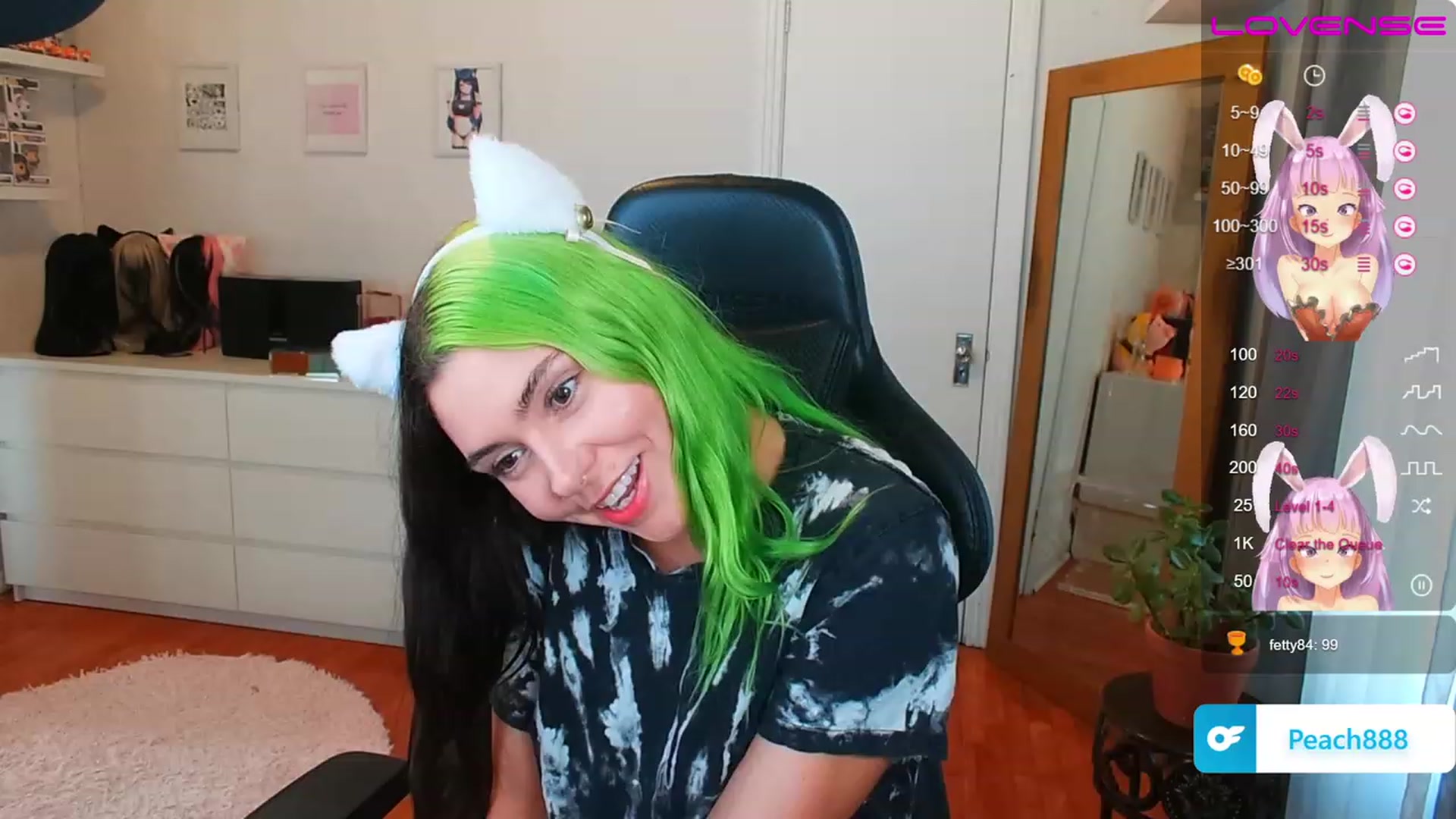 Gallery image thumbnail from Peach888's myfreecams stream on, 07/05/2023, 18:44 image 20 of 20