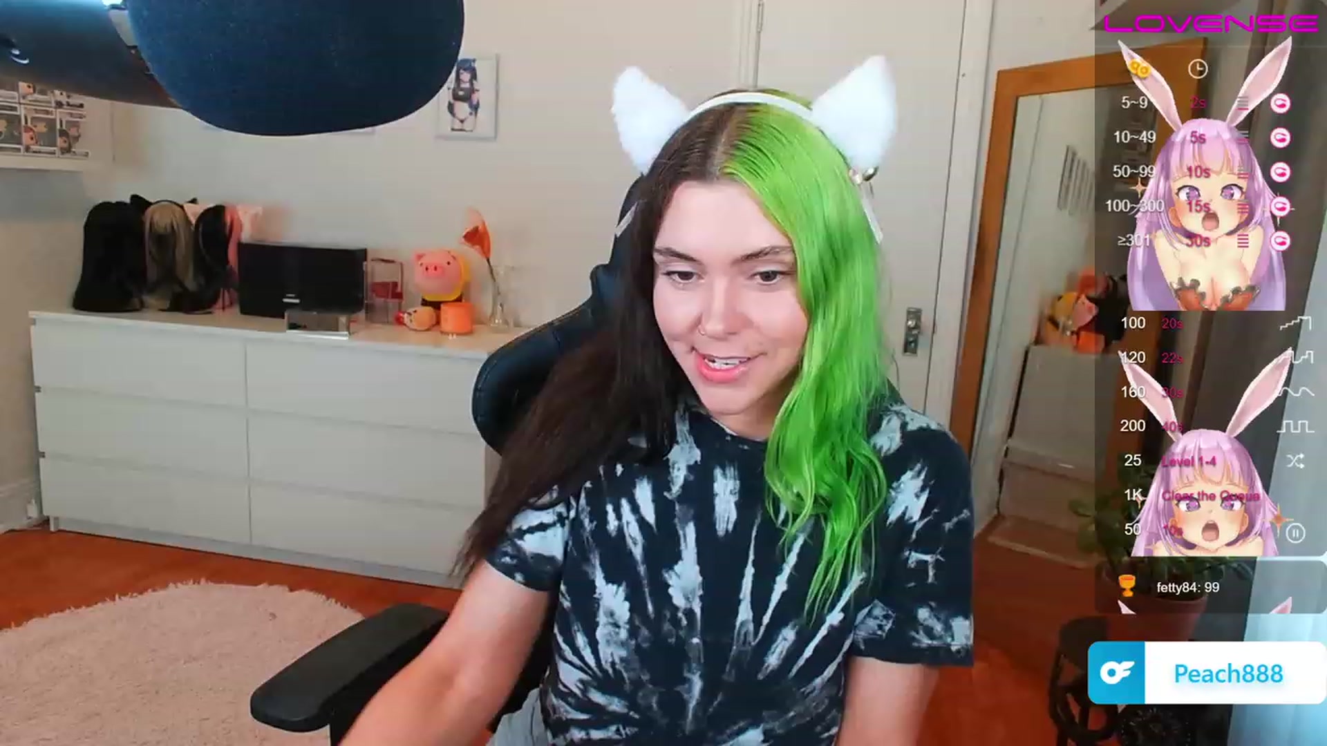 Gallery image thumbnail from Peach888's myfreecams stream on, 07/05/2023, 18:44 image 14 of 20