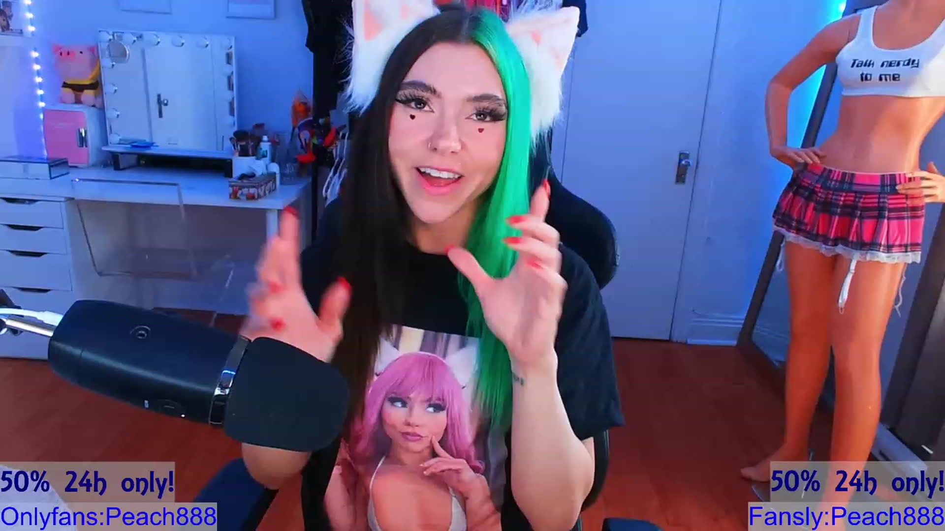 Gallery image thumbnail from Peach888's myfreecams stream on, 09/01/2023, 15:32 image 17 of 20