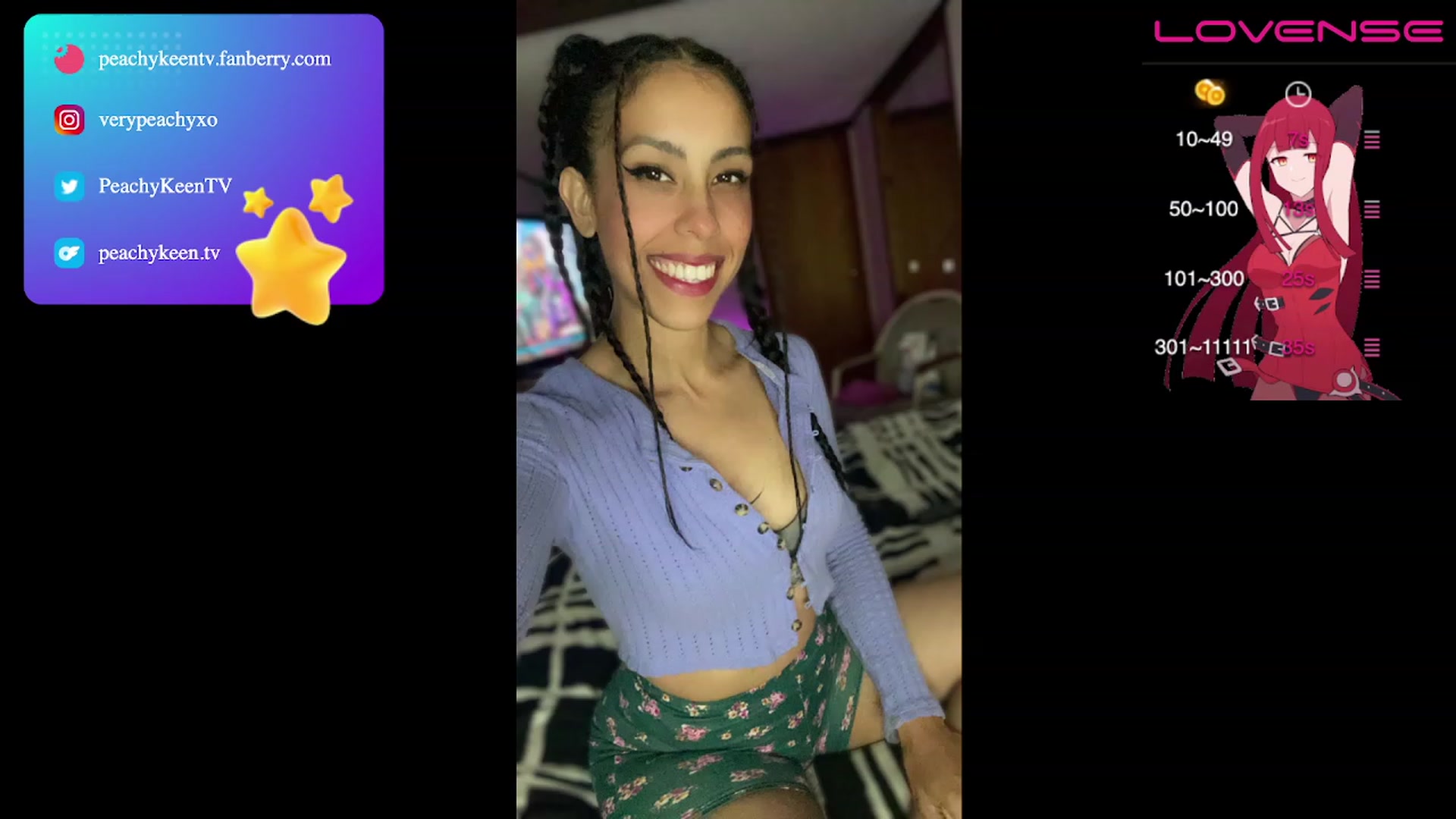 Gallery image thumbnail from PeachyKeenTV's myfreecams stream on, 07/20/2023, 15:36 image 17 of 20