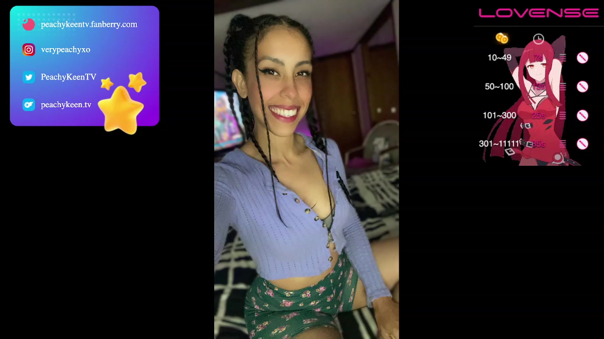 Gallery image thumbnail from PeachyKeenTV's myfreecams stream on, 07/20/2023, 15:36 image 10 of 20