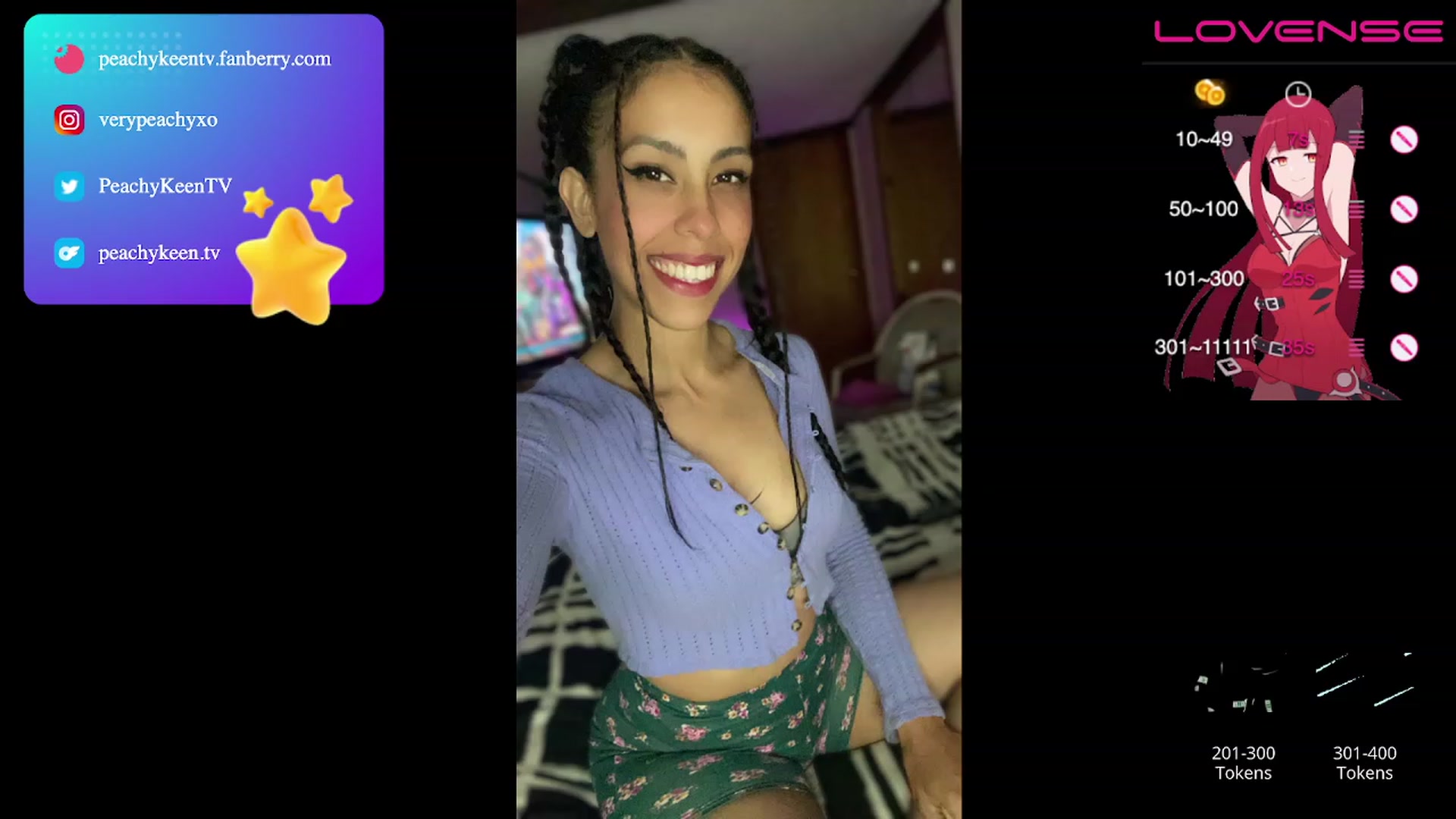 Gallery image thumbnail from PeachyKeenTV's myfreecams stream on, 07/20/2023, 17:05 image 11 of 20