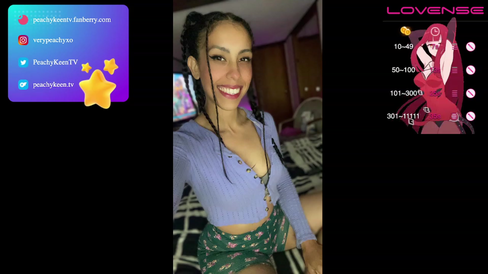 Gallery image thumbnail from PeachyKeenTV's myfreecams stream on, 07/20/2023, 17:05 image 18 of 20
