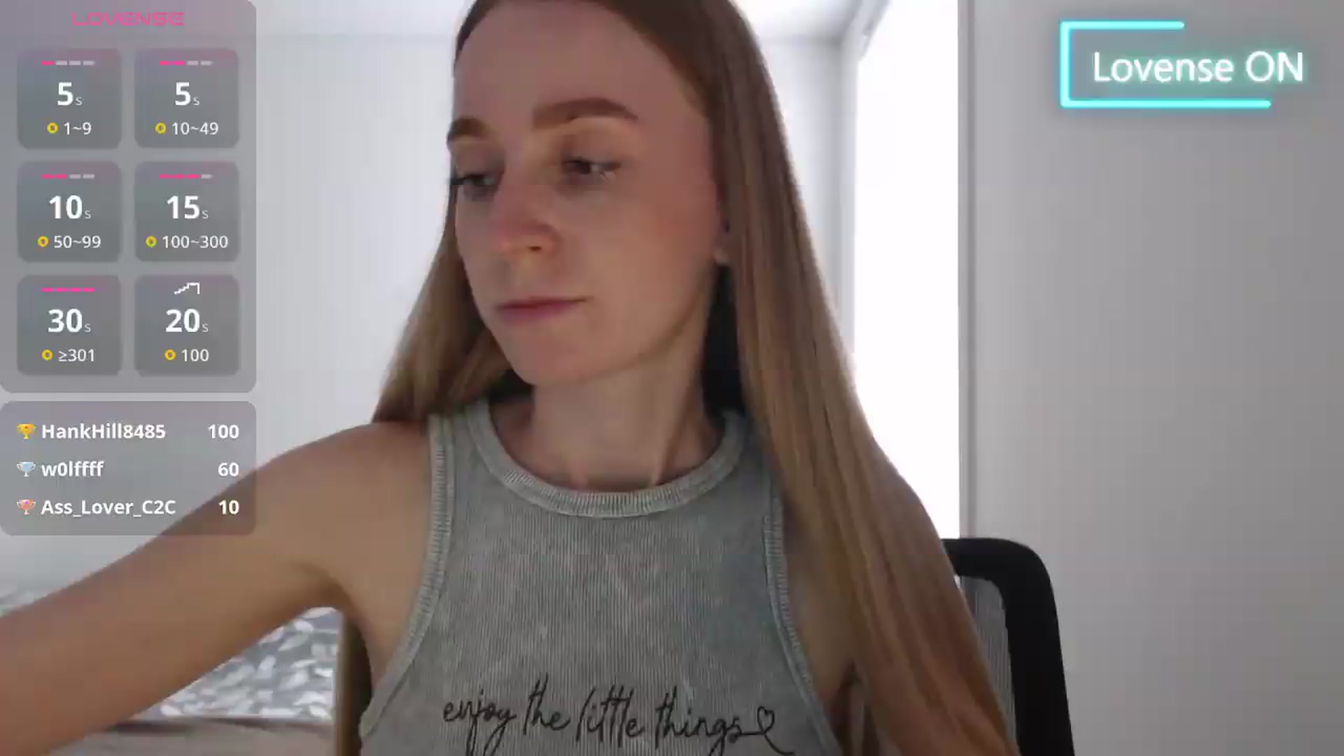 Gallery image thumbnail from PetitAnge_'s myfreecams stream on, 08/09/2026, 21:01 image 1 of 20