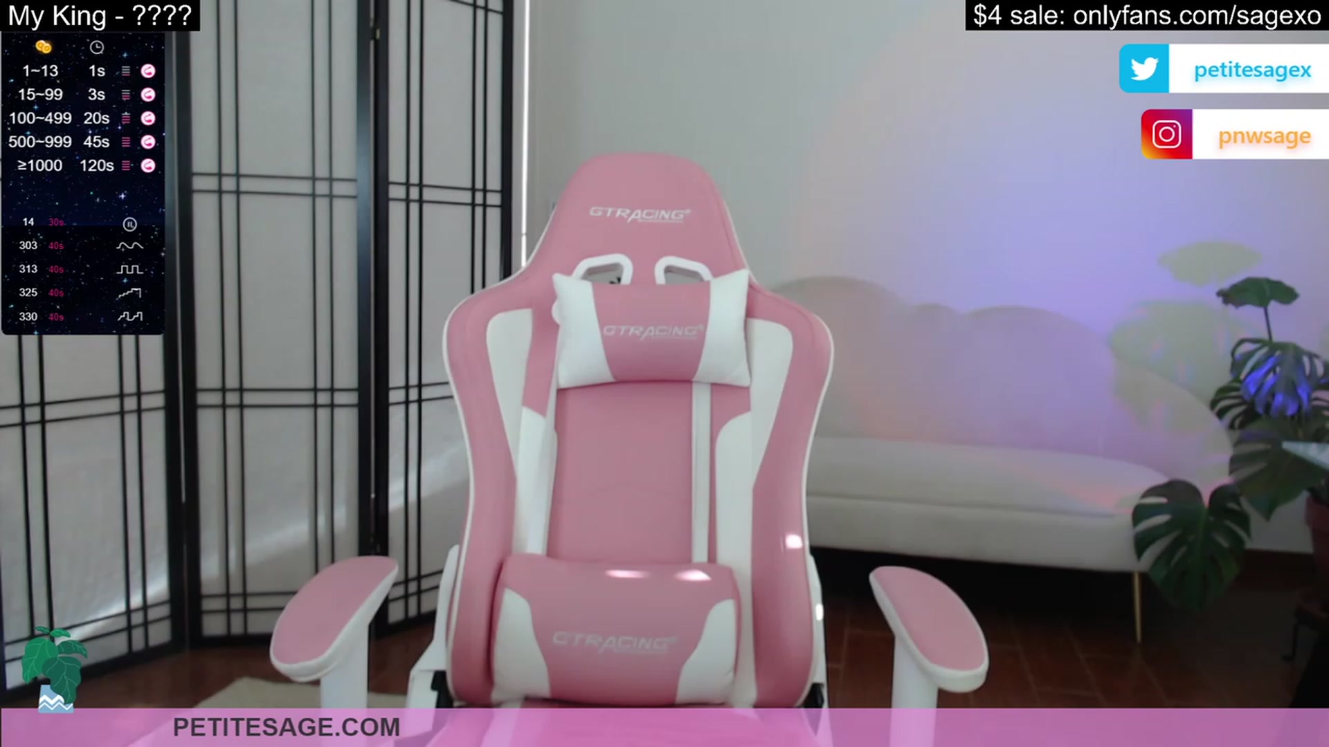 Gallery image thumbnail from PetiteSage's myfreecams stream on, 04/04/2023, 01:28 image 1 of 20