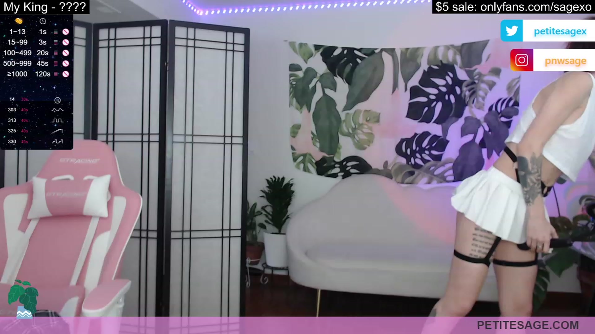 Gallery image thumbnail from PetiteSage's myfreecams stream on, 04/19/2023, 01:00 image 11 of 20