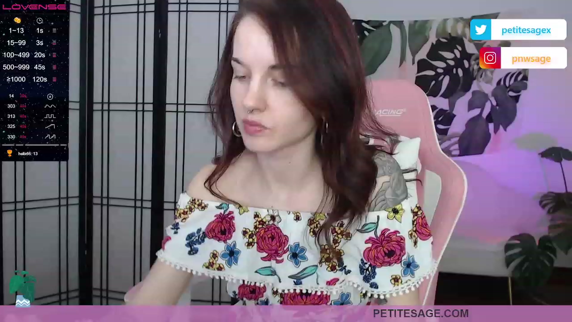 Gallery image thumbnail from PetiteSage's myfreecams stream on, 04/25/2023, 01:08 image 2 of 20