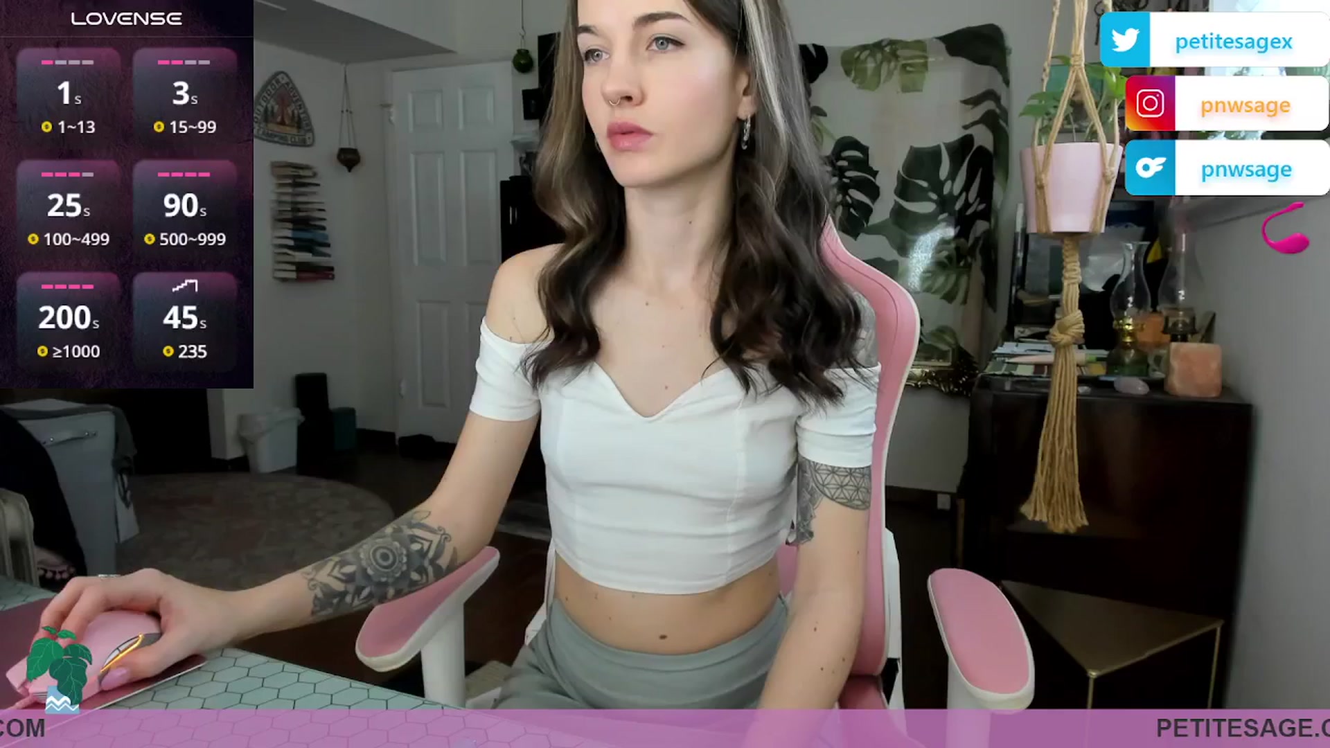 Gallery image thumbnail from PetiteSage's myfreecams stream on, 02/04/2025, 19:27 image 14 of 20