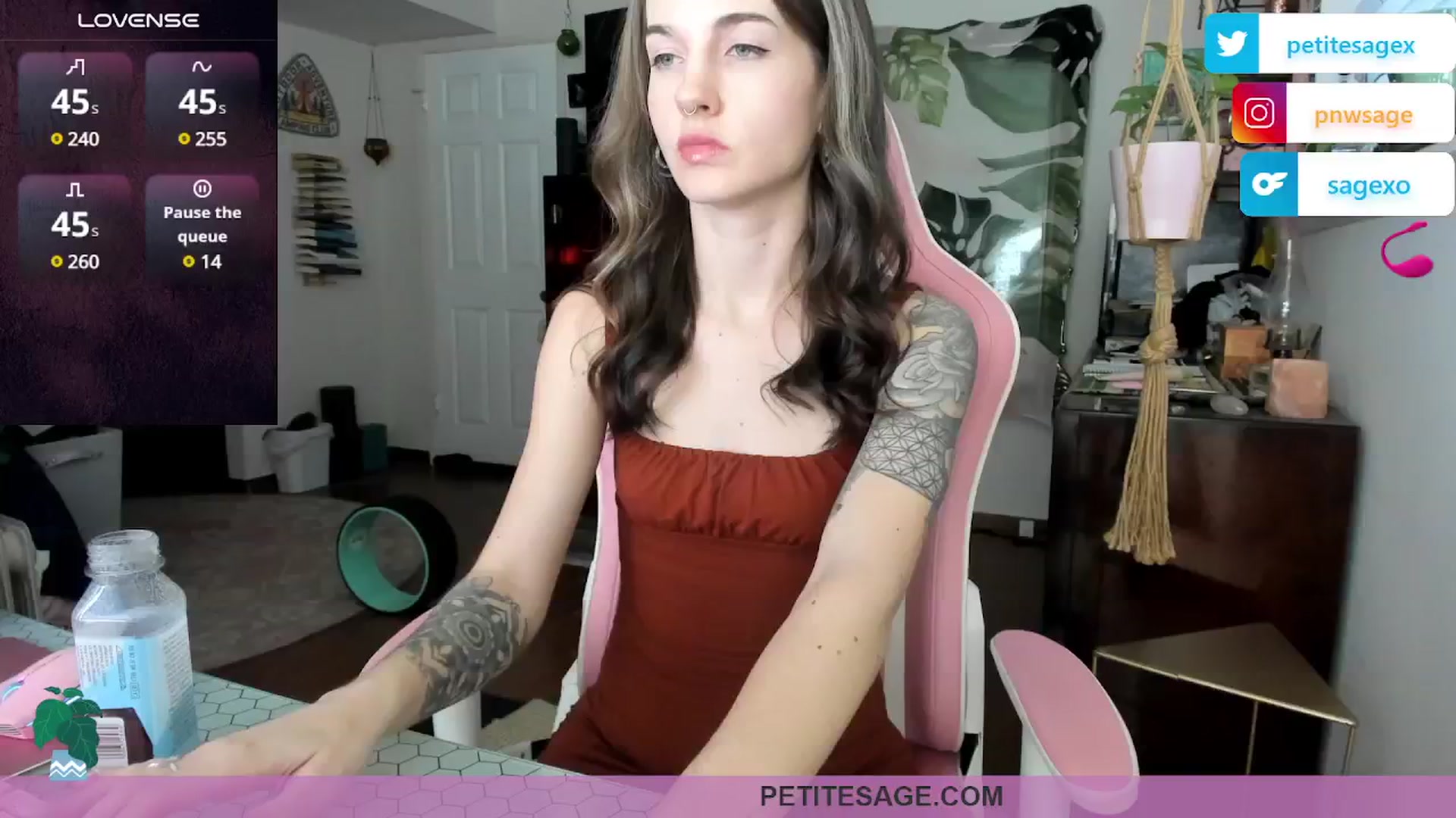 Gallery image thumbnail from PetiteSage's myfreecams stream on, 02/06/2025, 24:48 image 4 of 20