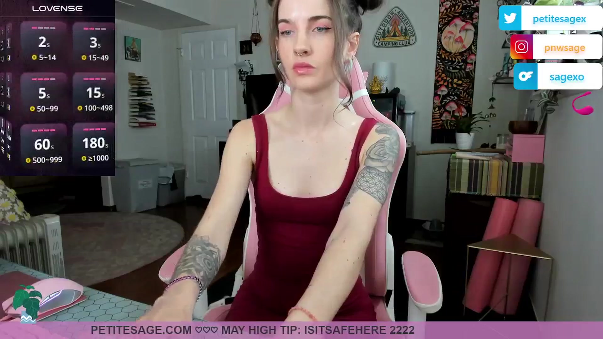 Gallery image thumbnail from PetiteSage's myfreecams stream on, 05/19/2025, 23:46 image 19 of 20