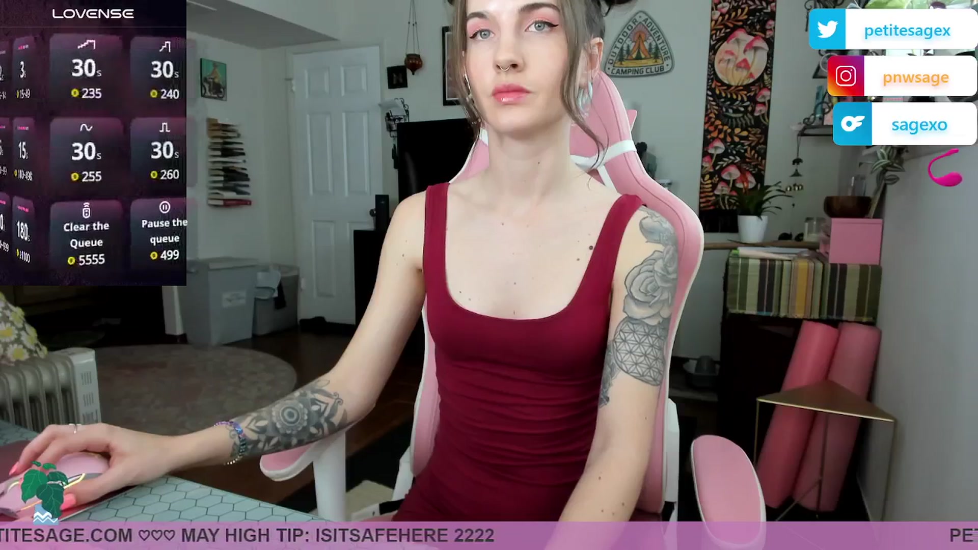 Gallery image thumbnail from PetiteSage's myfreecams stream on, 05/19/2025, 23:46 image 14 of 20