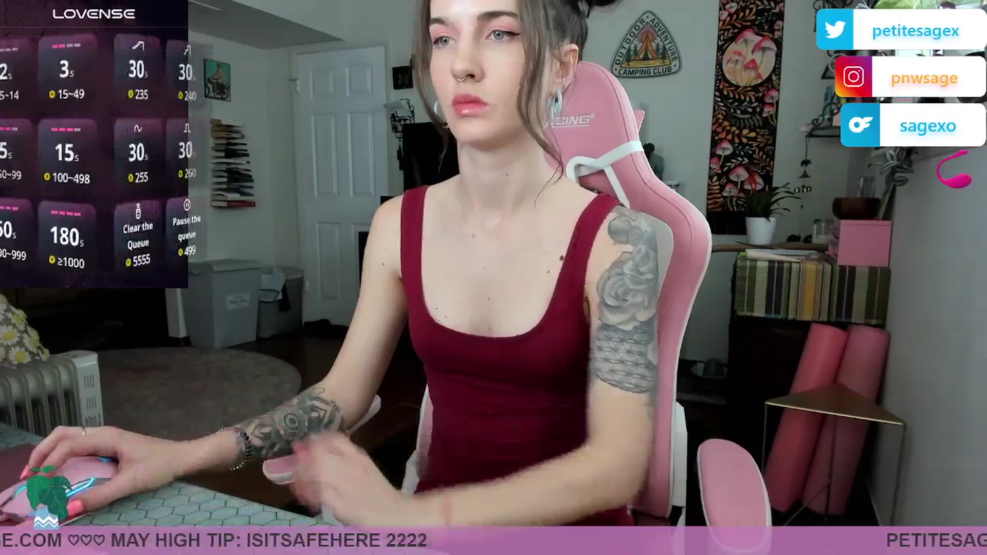 Gallery image thumbnail from PetiteSage's myfreecams stream on, 05/19/2025, 23:46 image 12 of 20