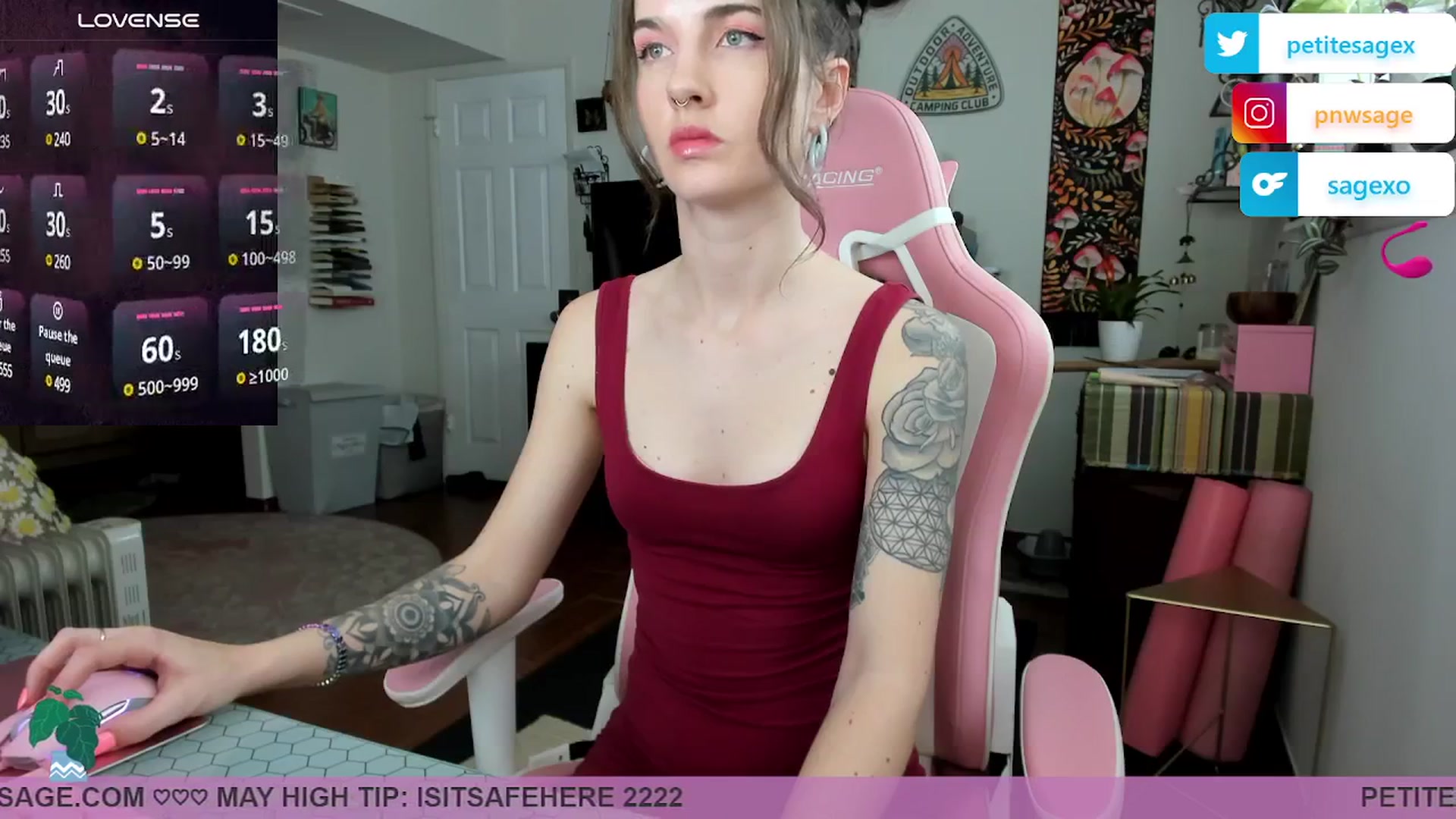 Gallery image thumbnail from PetiteSage's myfreecams stream on, 05/19/2025, 23:46 image 13 of 20