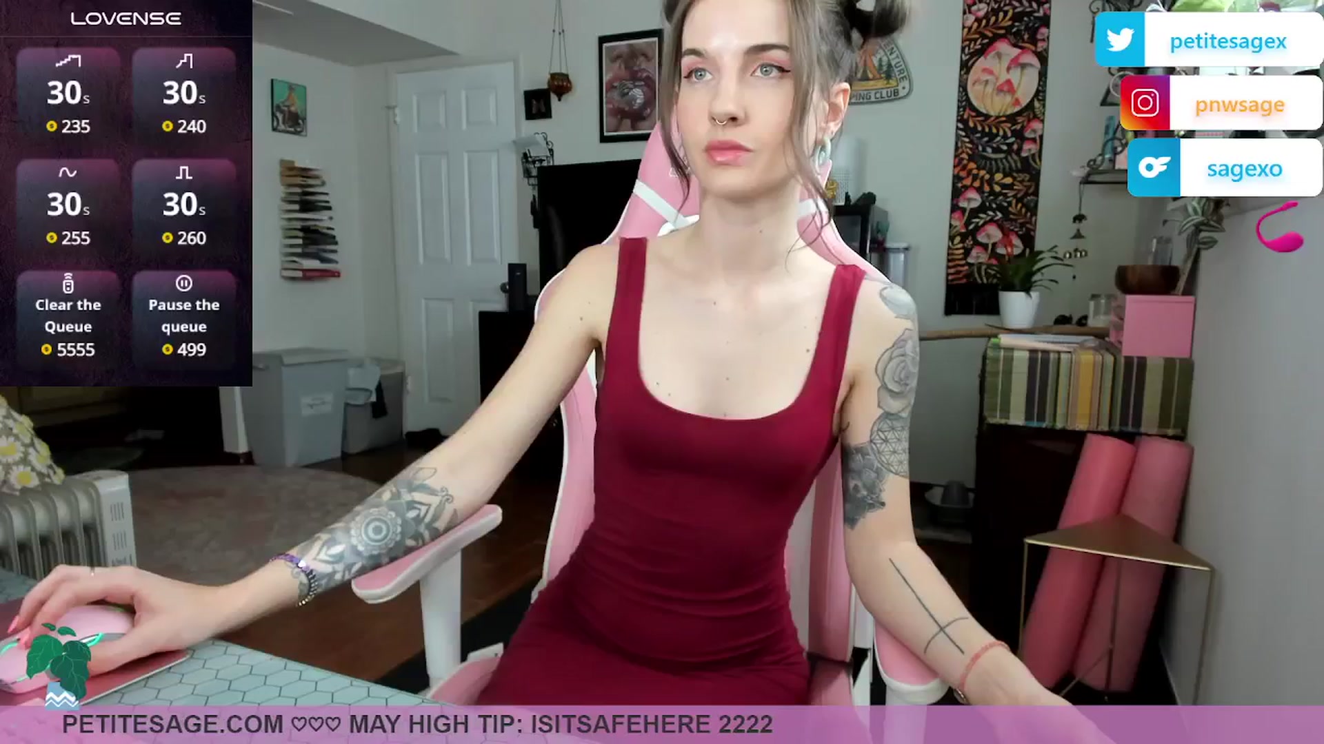 Gallery image thumbnail from PetiteSage's myfreecams stream on, 05/20/2025, 24:00 image 6 of 20