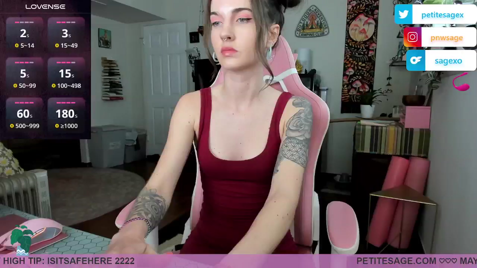 Gallery image thumbnail from PetiteSage's myfreecams stream on, 05/20/2025, 24:43 image 20 of 20